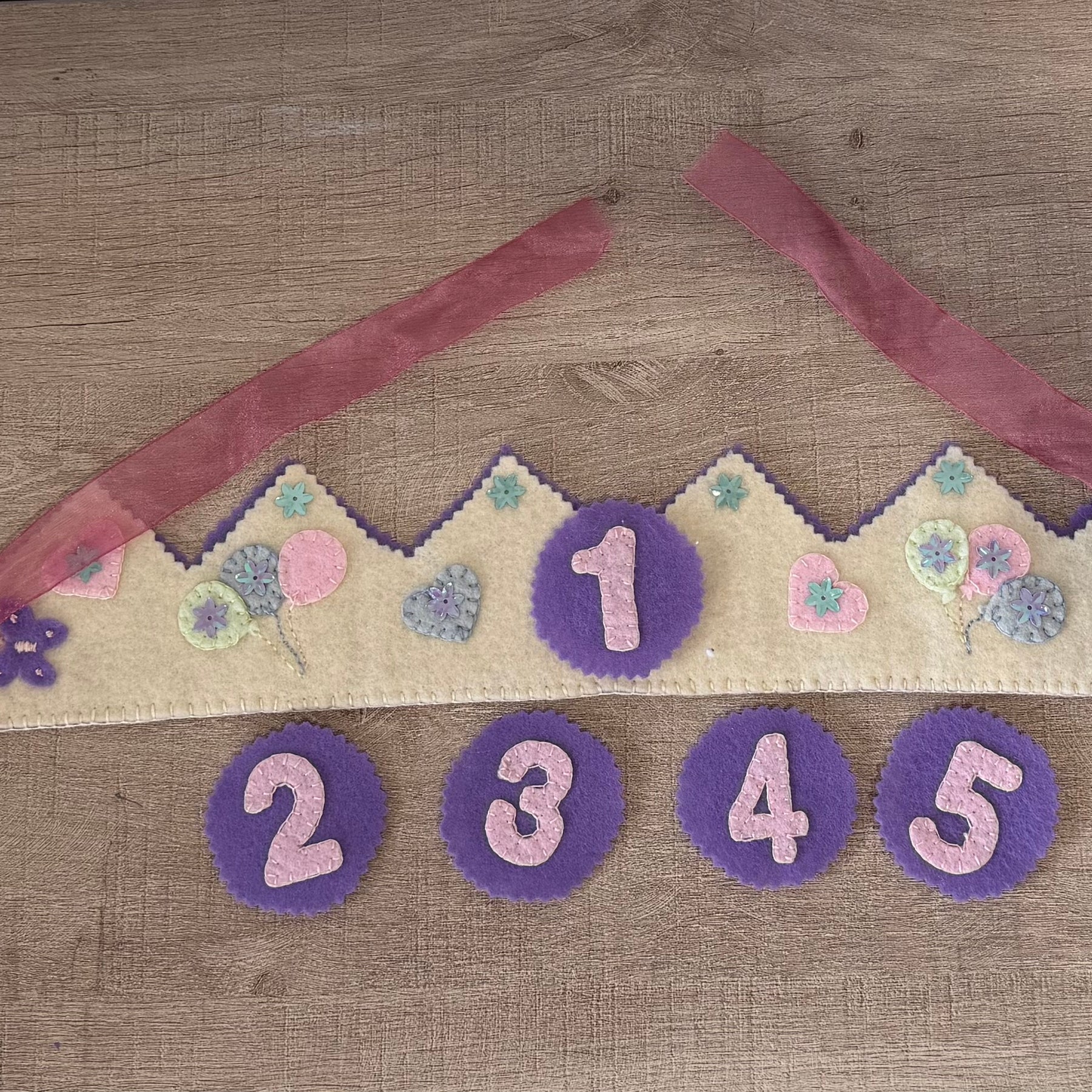 1st birthday crown
