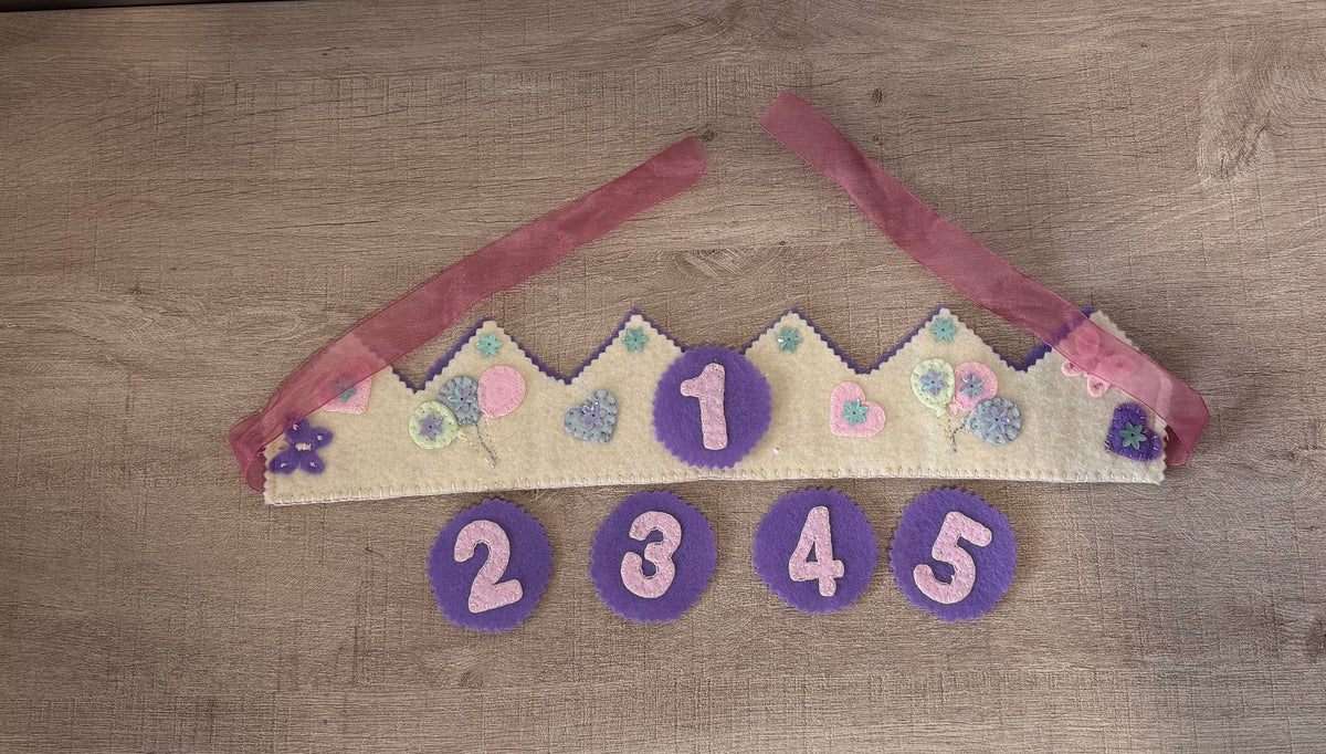 1st birthday crown