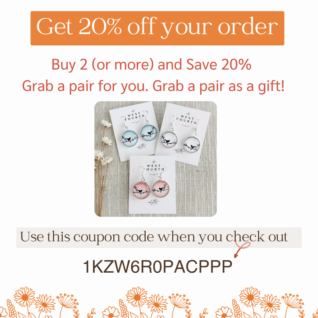 Handmade Creamy Beige Eiffel Tower Glass and Paper Earrings • Bonjour, Paris