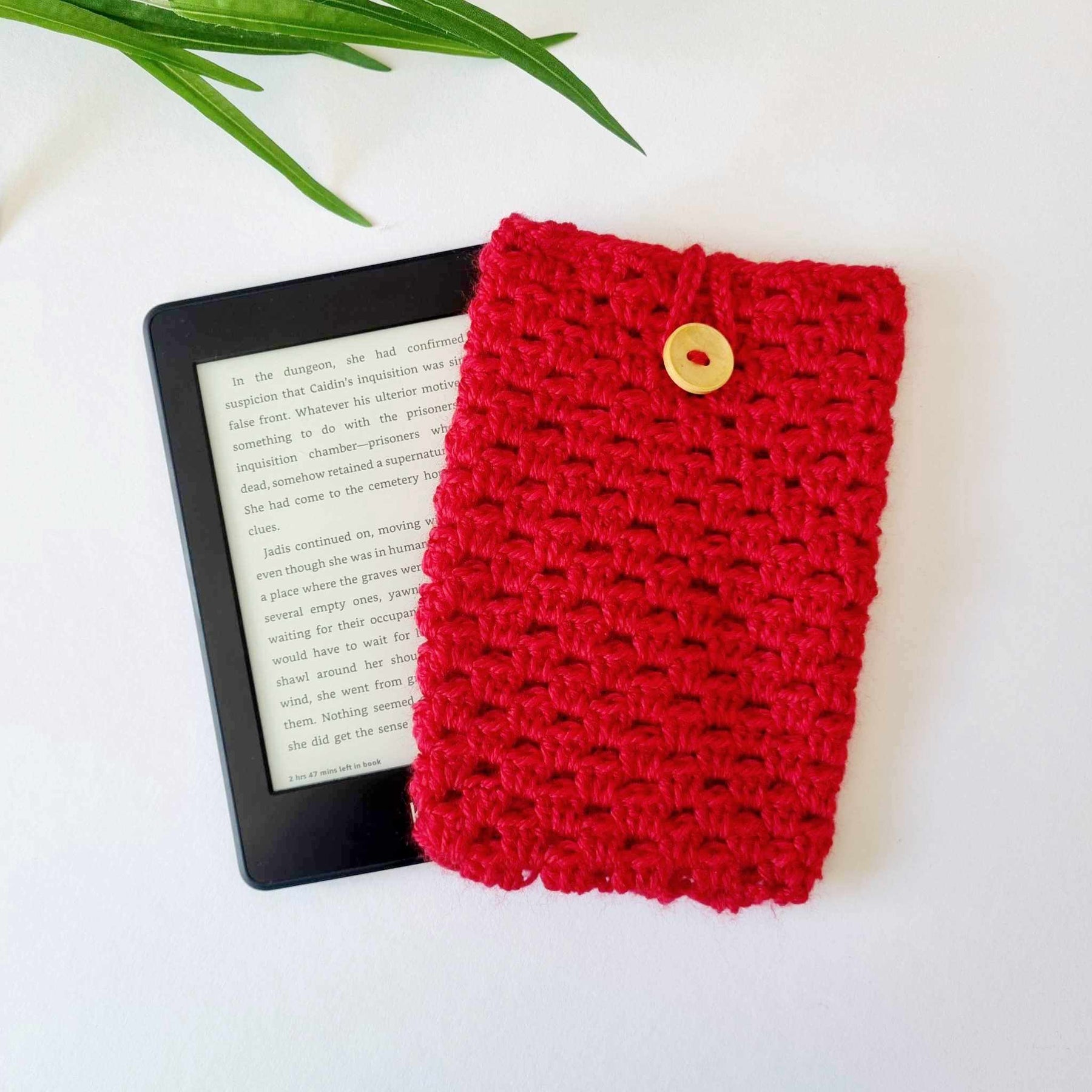 Crochet Kindle Sleeve | Various Colours