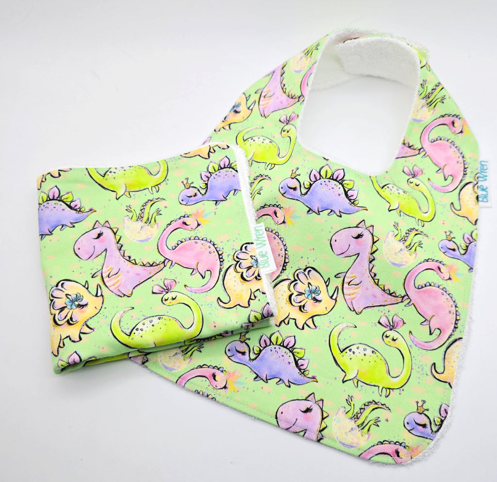 Baby Bib and Wash Cloth Gift Set