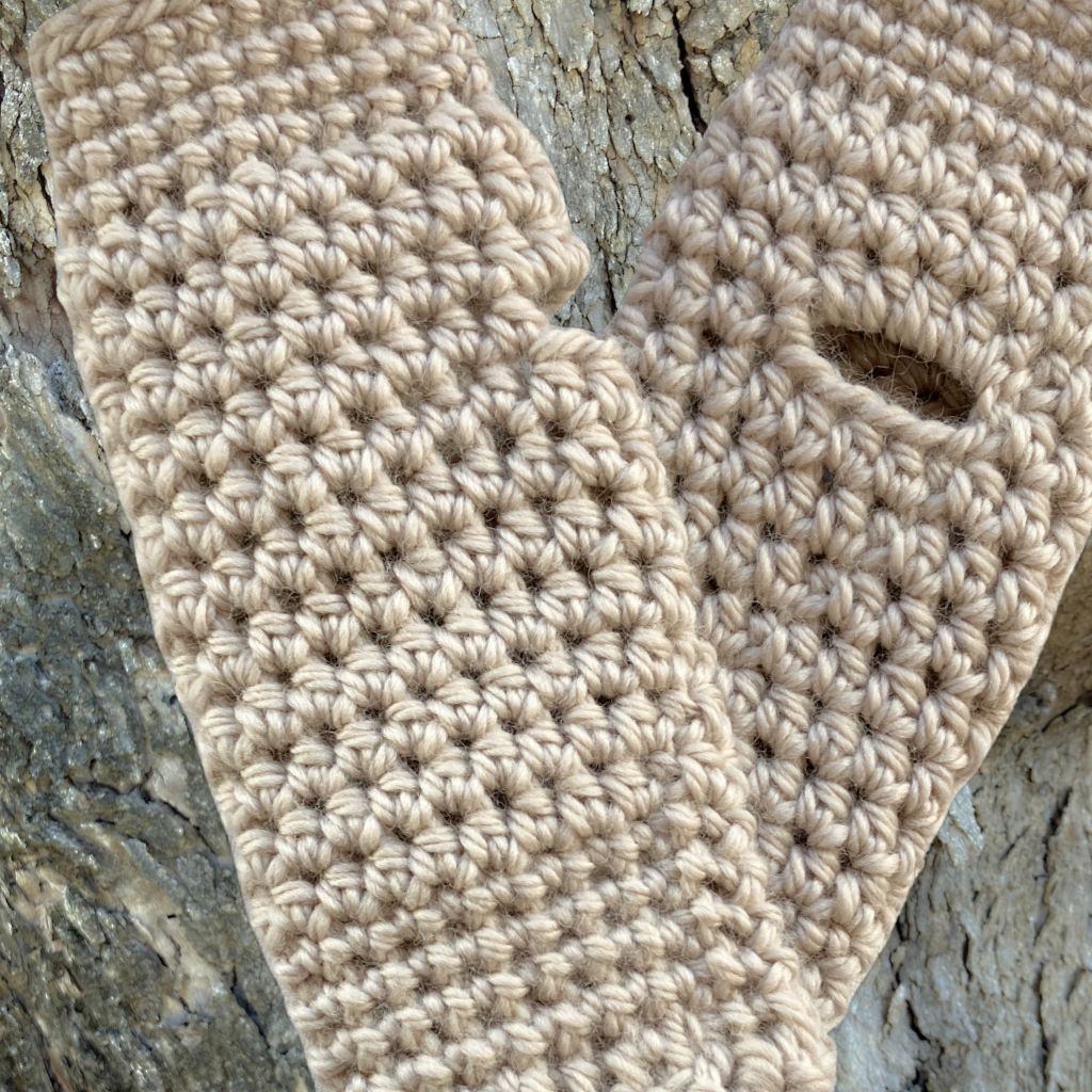 Warm Fingerless Handwarmers - Natural | Aussie Merino Mittens