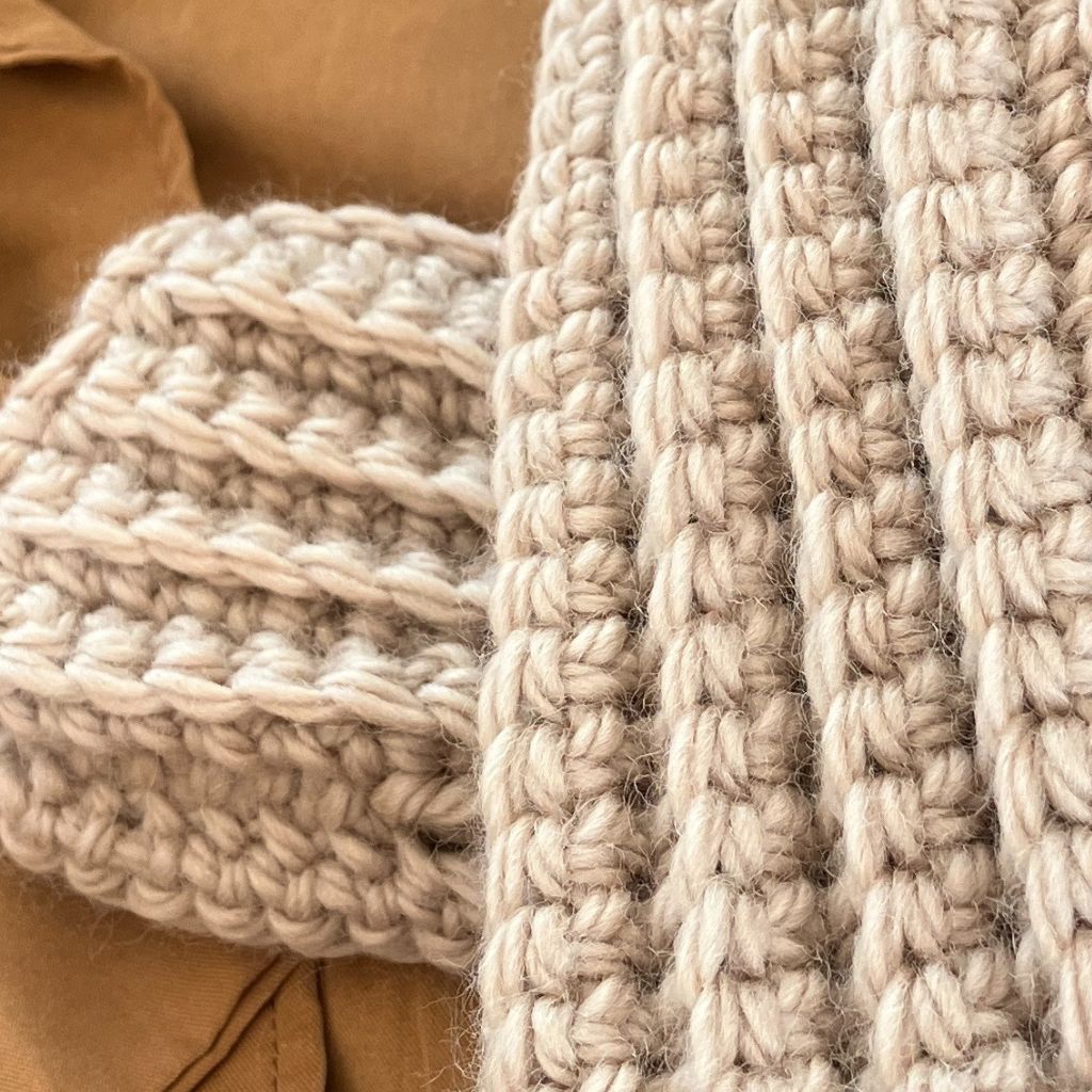 Cosy Fingerless Handwarmers - Natural | Aussie Merino Mittens