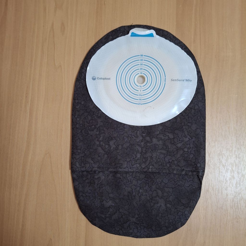 STOMA BAG COVER LARGE BROWN Suitable for Ileostomy, Colostomy, Urostomy