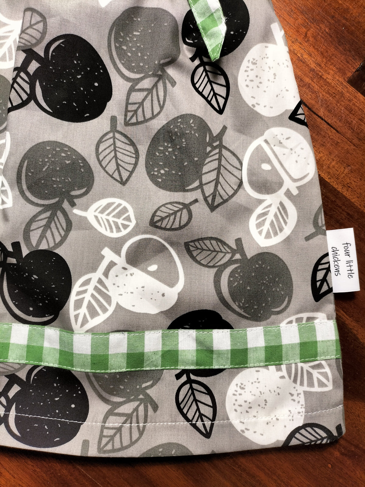 Fresh Fruit Print & Sweet Gingham Details