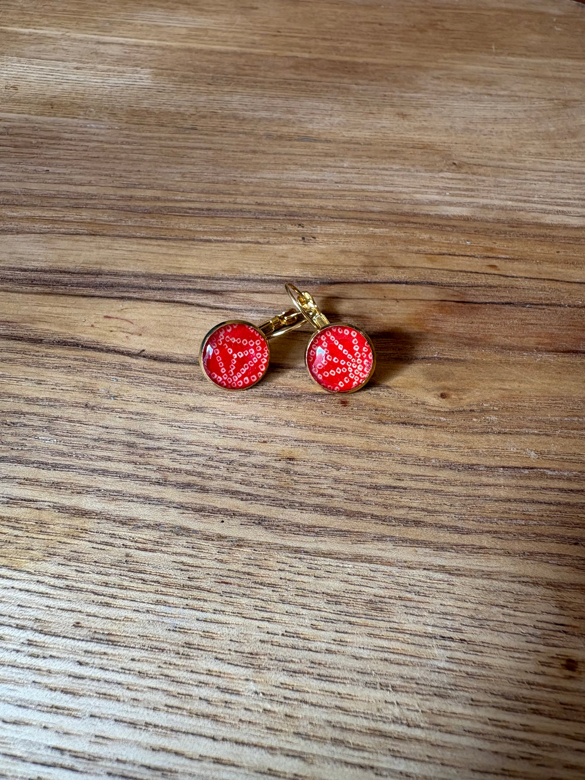 Japanese paper Resin earrings
