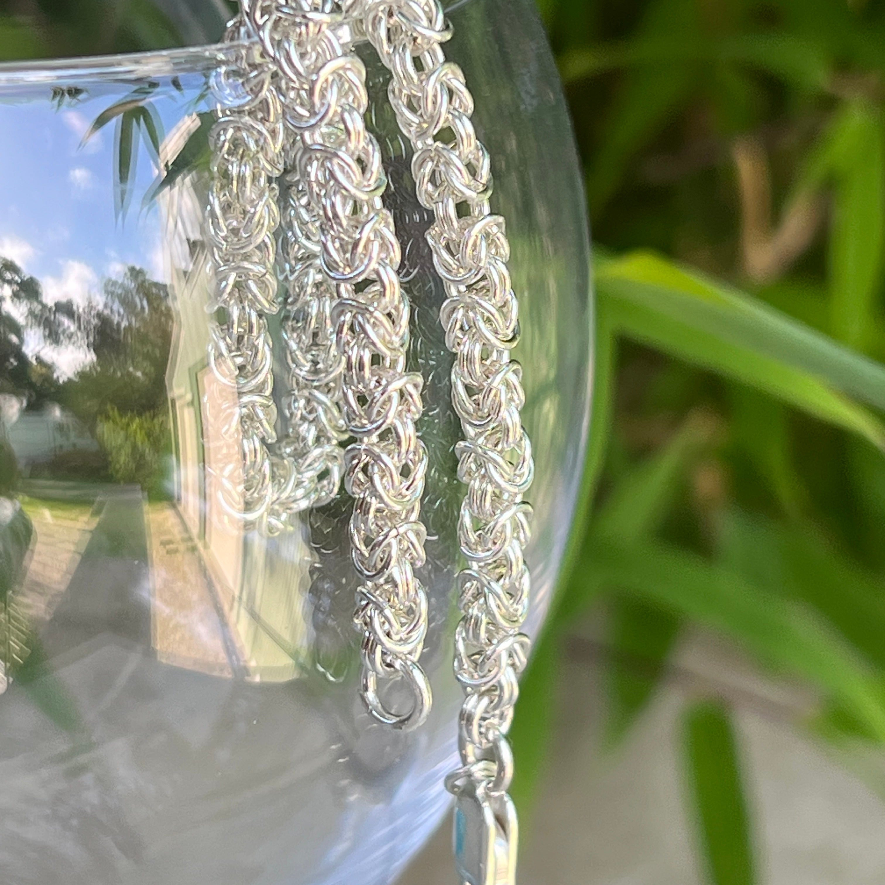 Sterling Silver "Byzantine" Bracelet