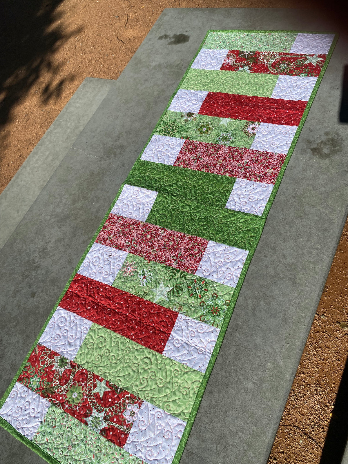 Quilted Christmas Table Runners