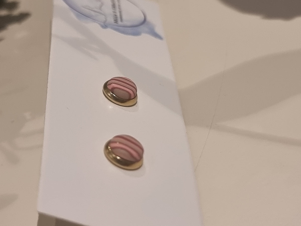 Blush and Berry Studs