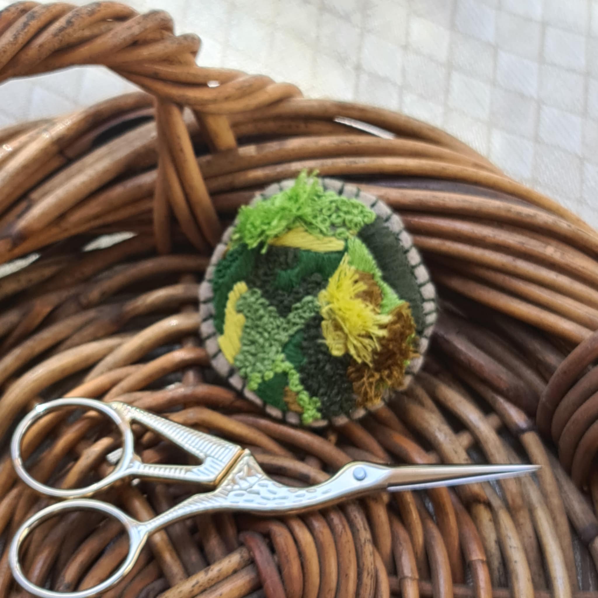 Mossy Brooch