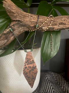 Copper Beaded Necklace