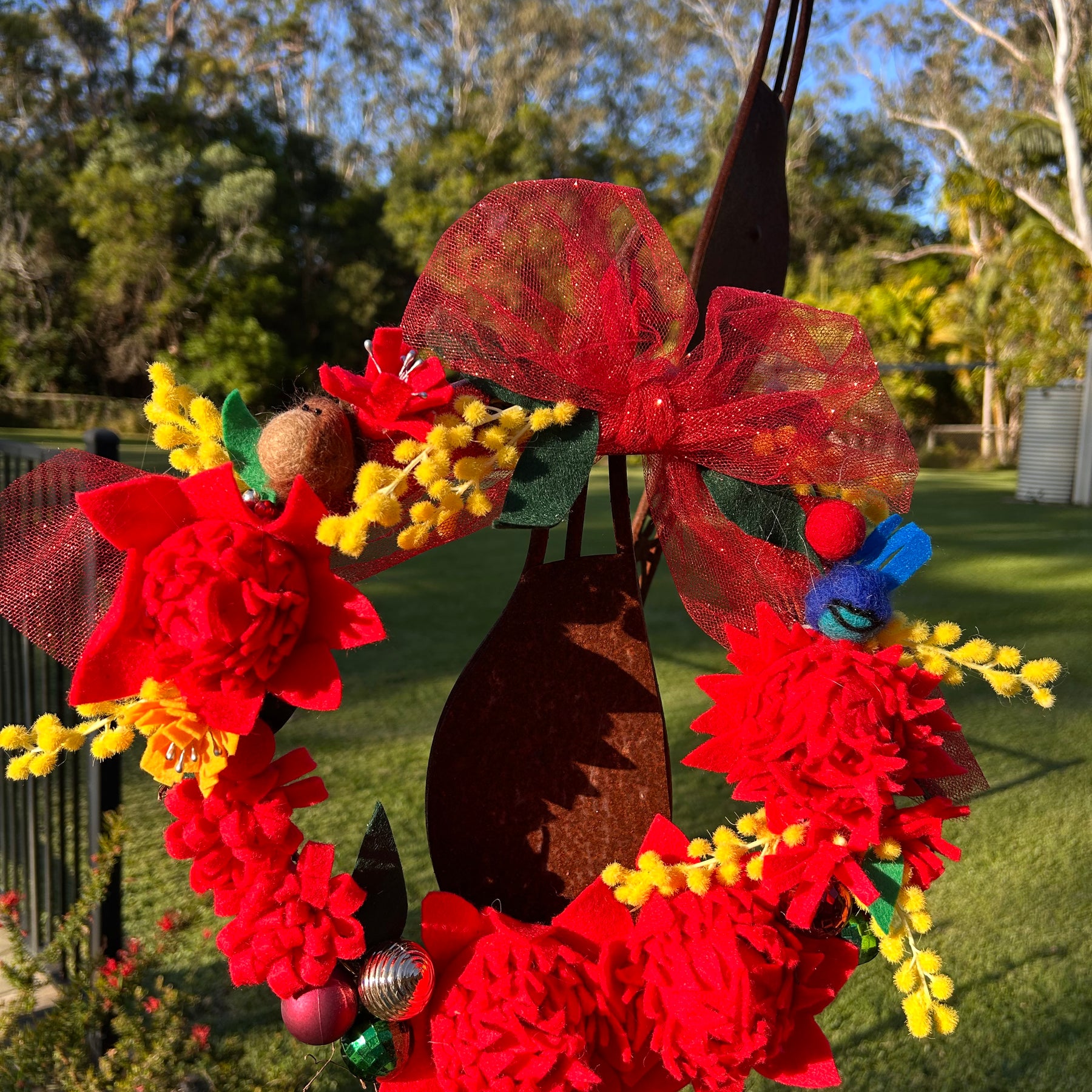 Aussie Wildflower Christmas Wreath