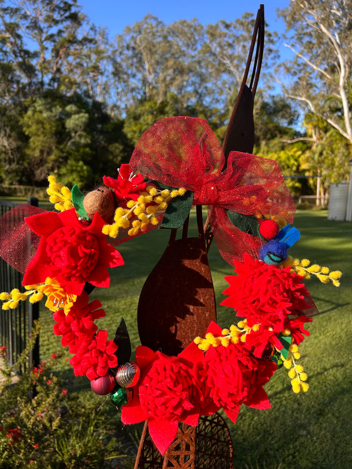 Aussie Wildflower Christmas Wreath