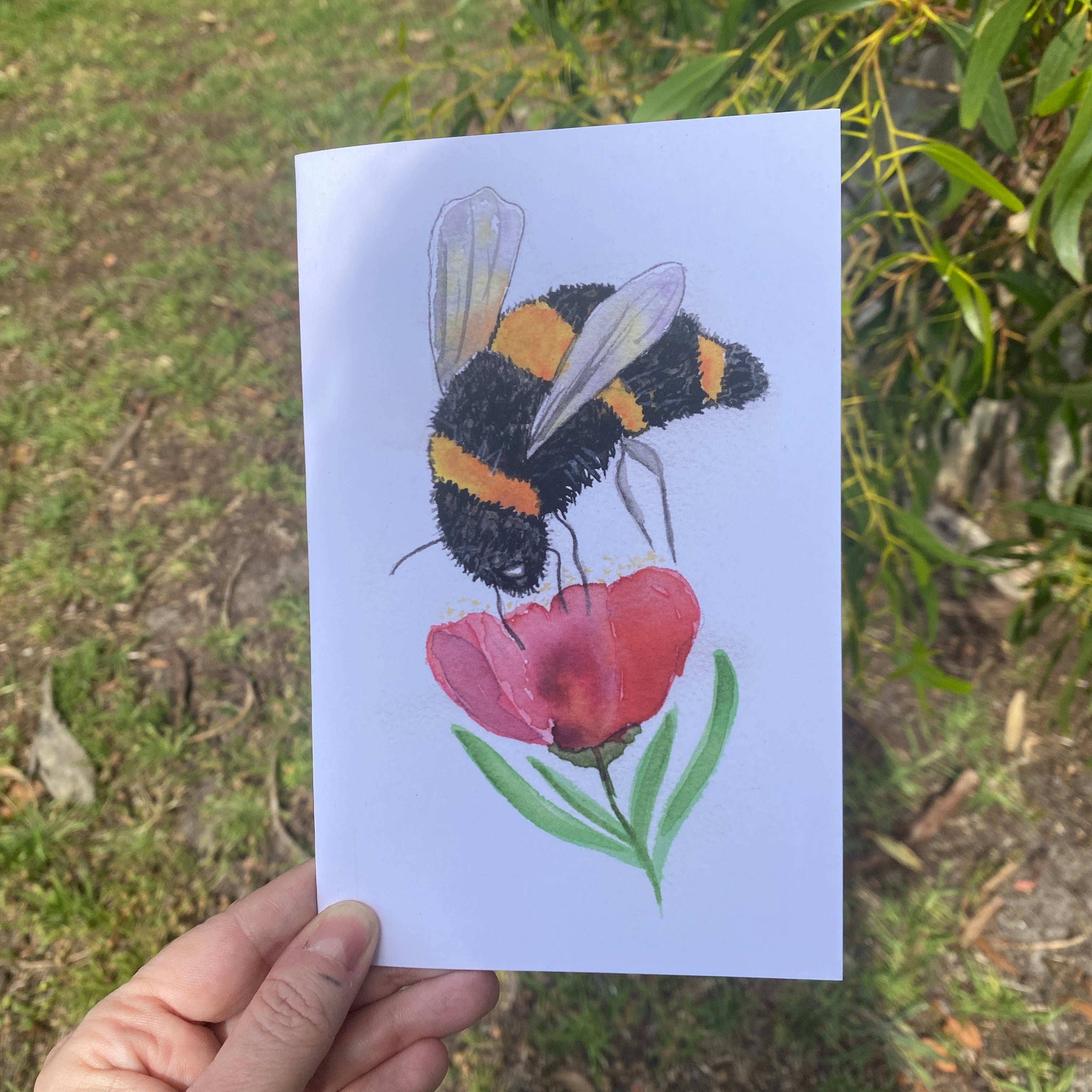 Bee Blank Greeting Card