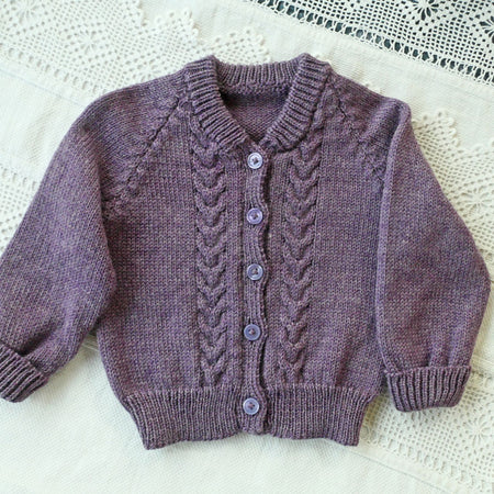 Cardigan size 1-2, handmade, wool, free shipping