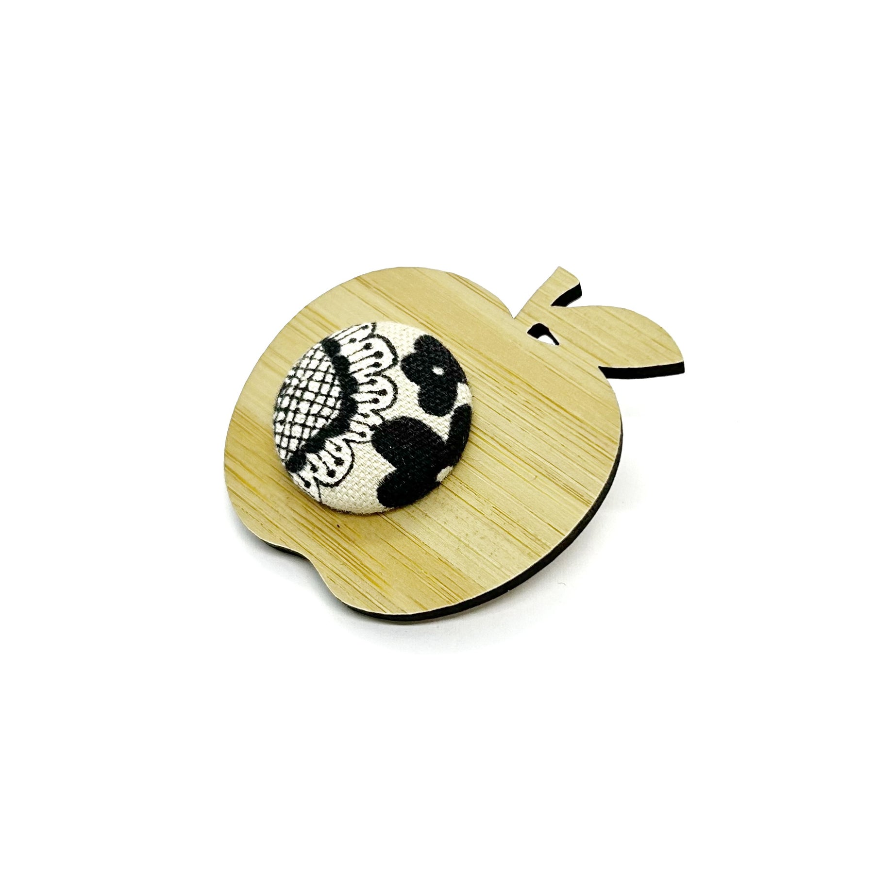 Kimono Apple Brooch