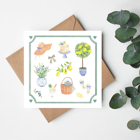 Summer Joys Greetings Card