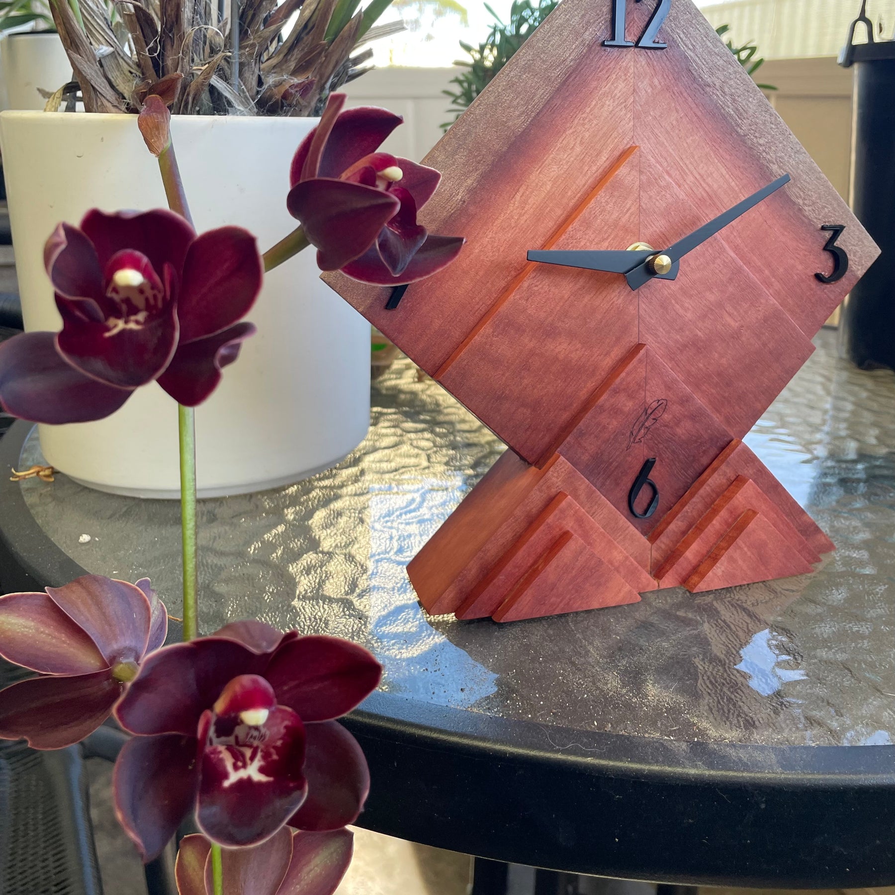 Art Deco style table clock