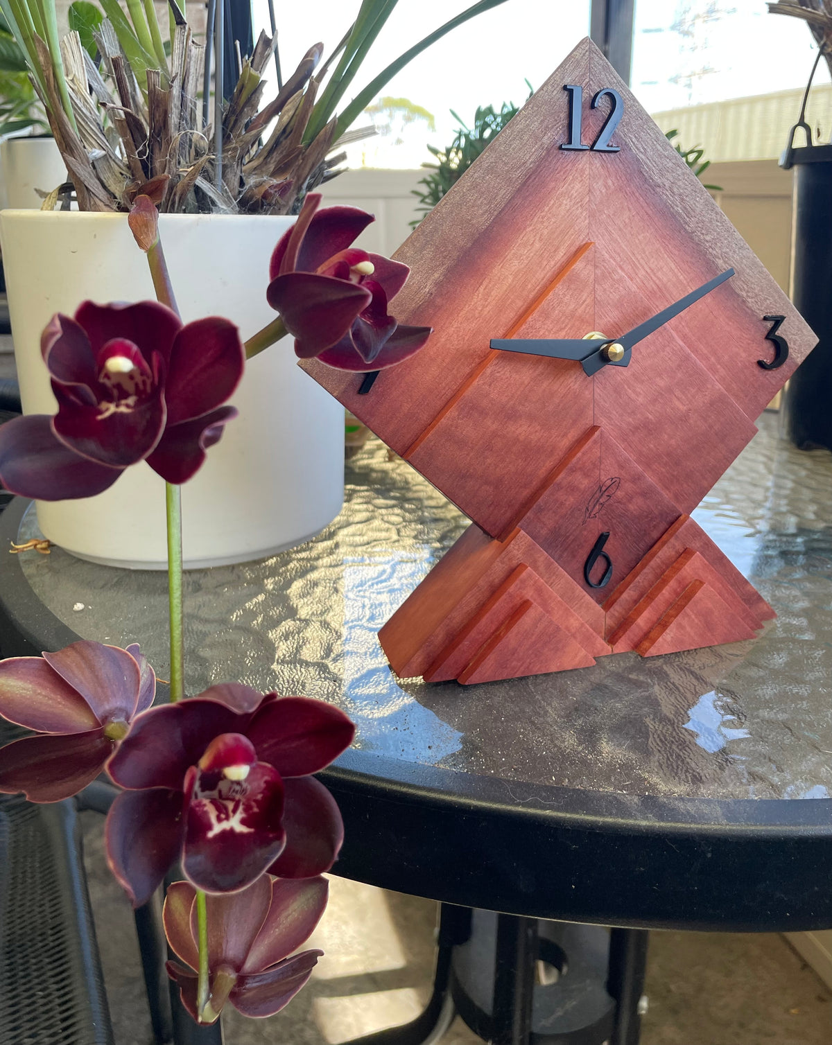 Art Deco style table clock