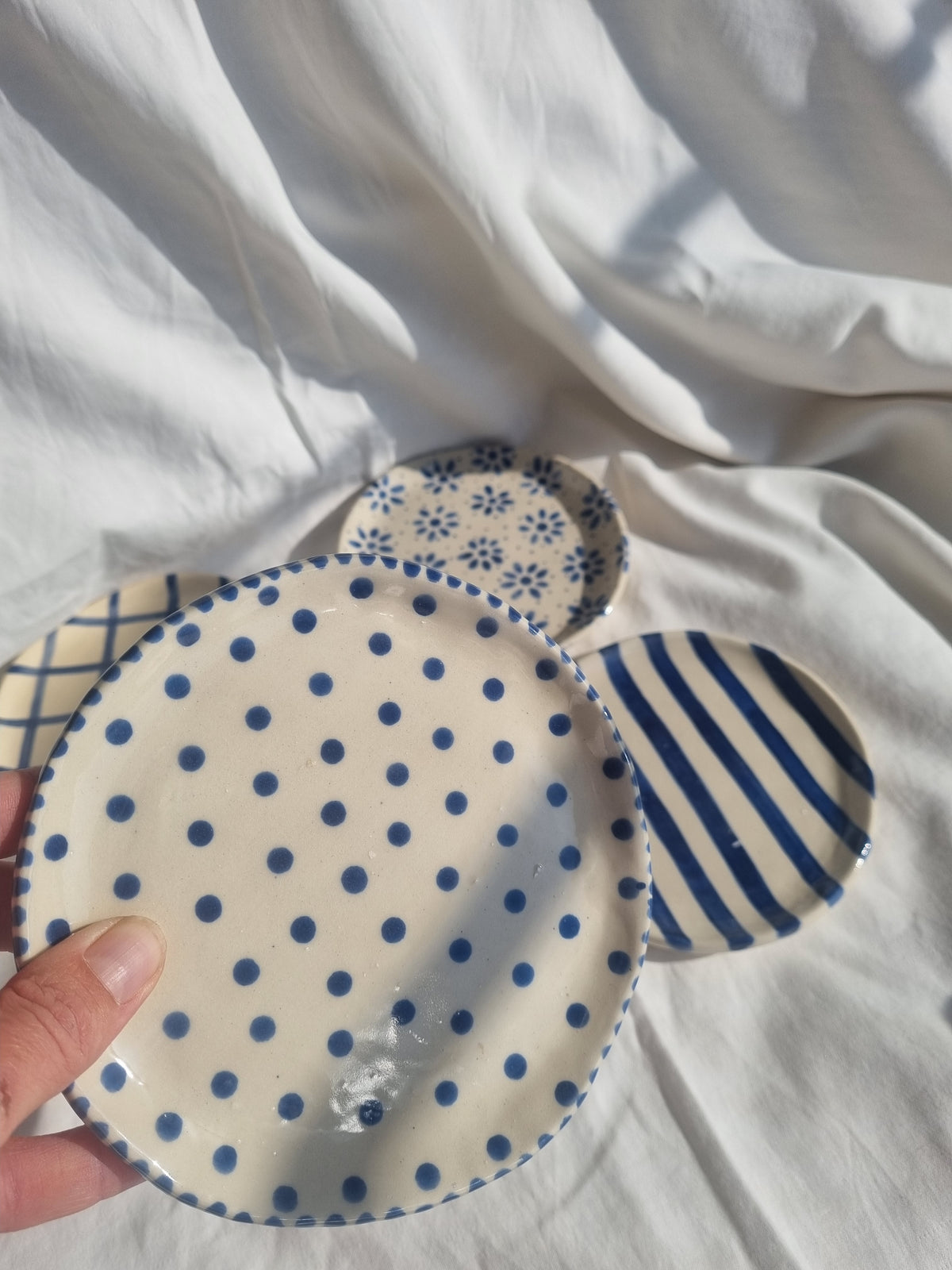 Set of Four - cake plates