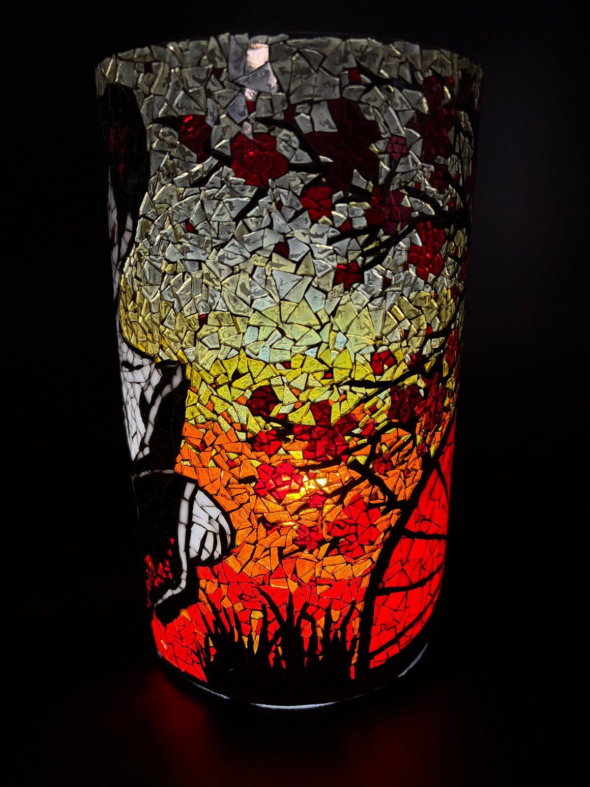 Geisha – Japanese Inspired Mosaic Votive