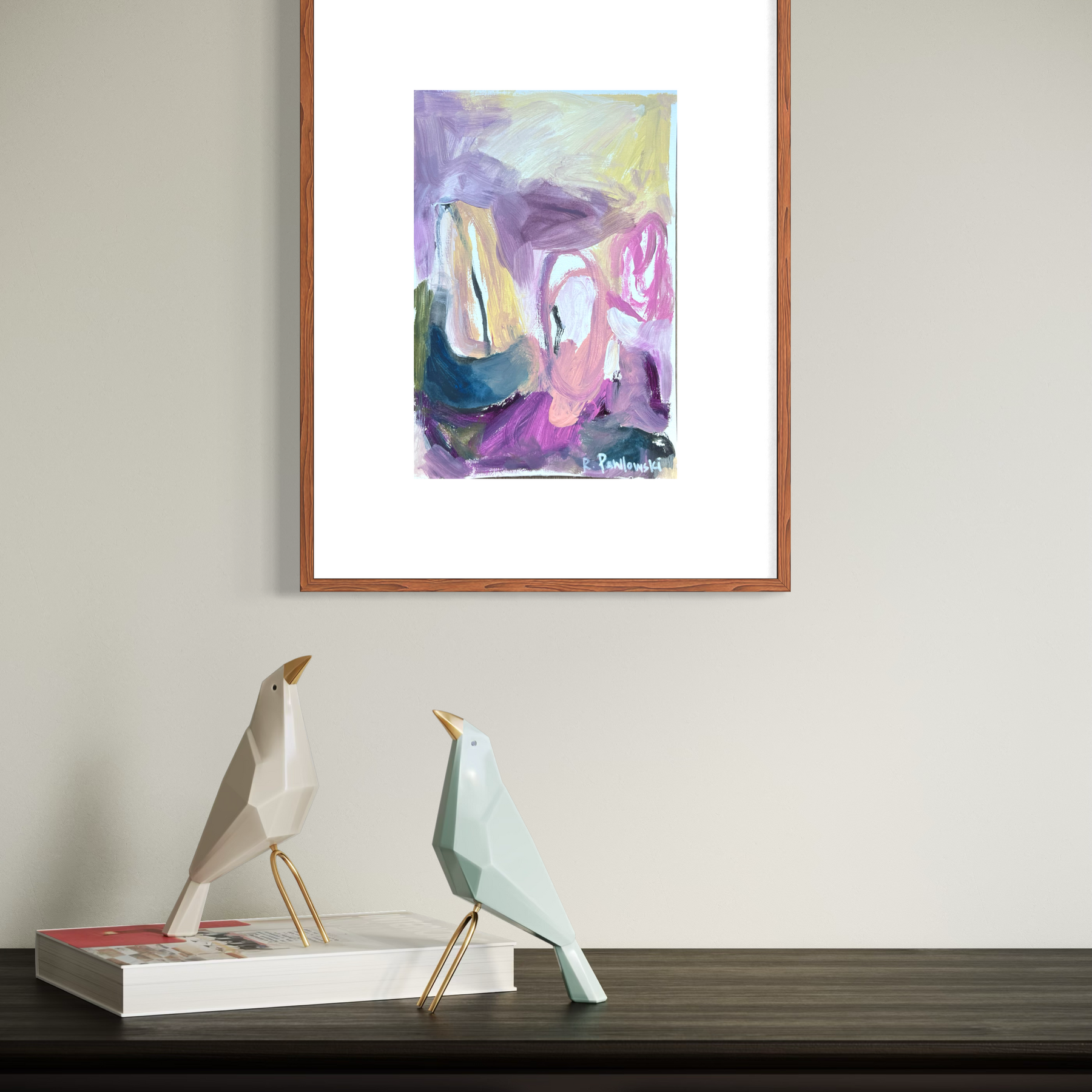 “Light” A4 Original Abstract on Paper