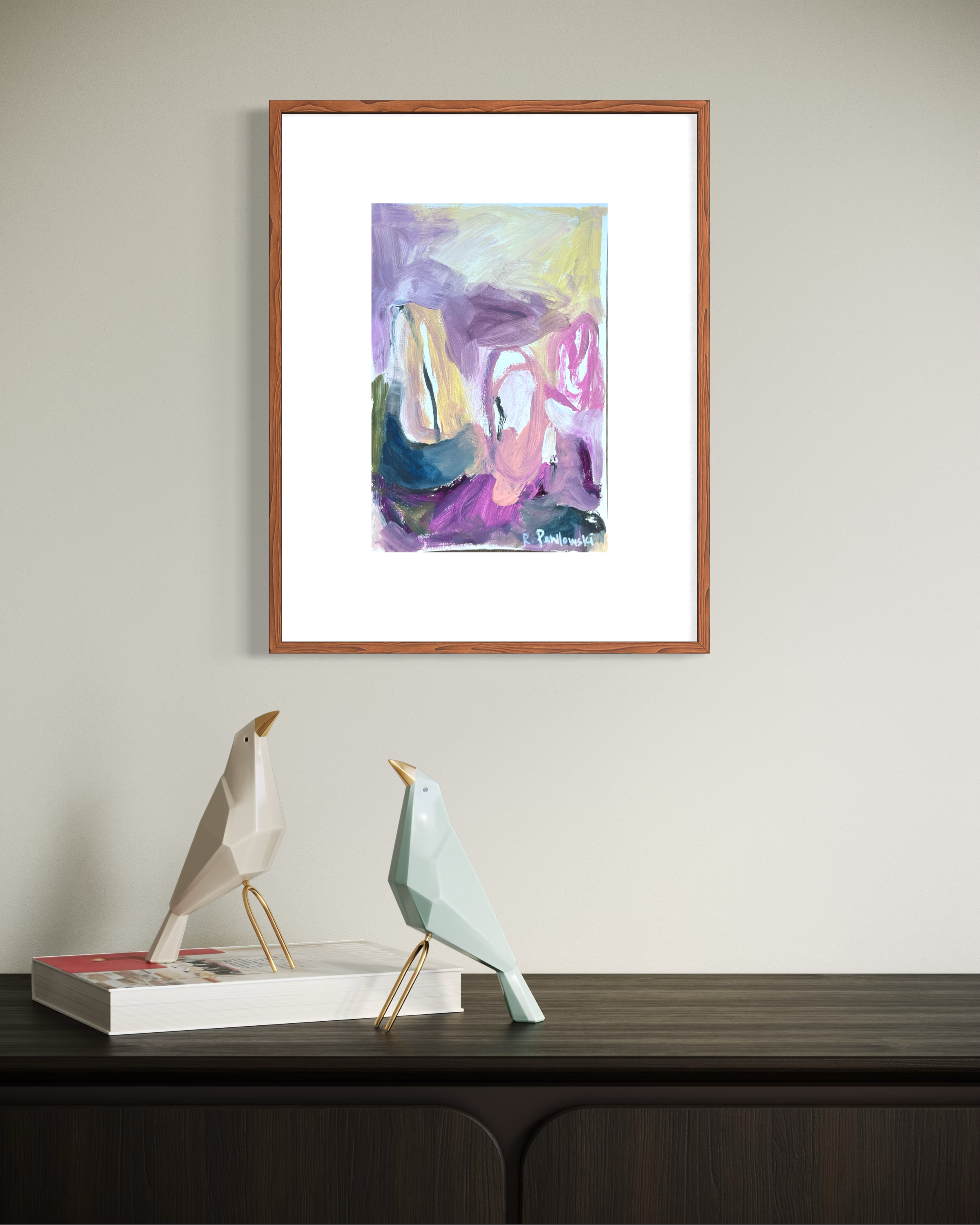“Light” A4 Original Abstract on Paper