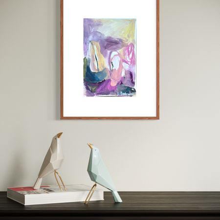“Light” A4 Original Abstract on Paper