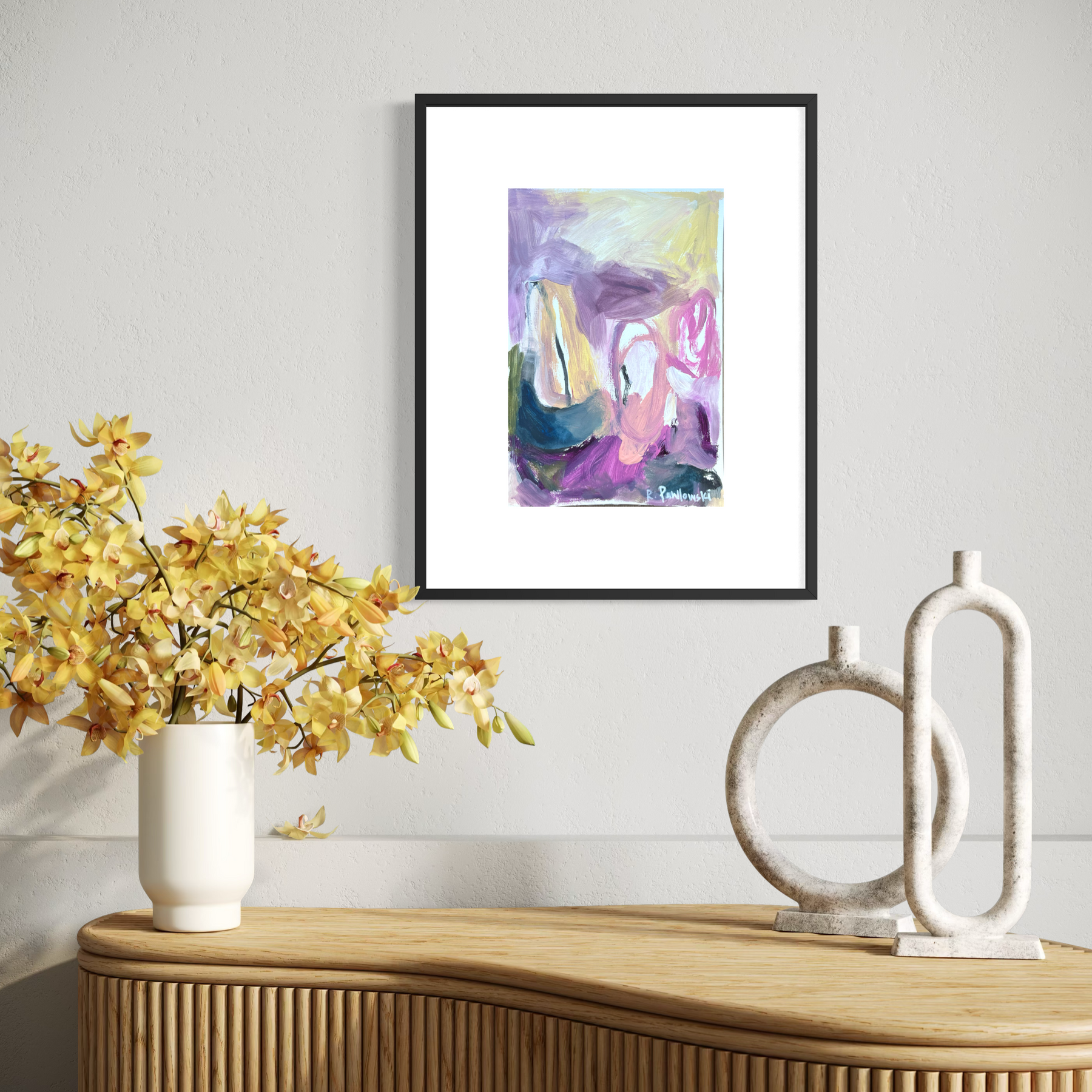 “Light” A4 Original Abstract on Paper