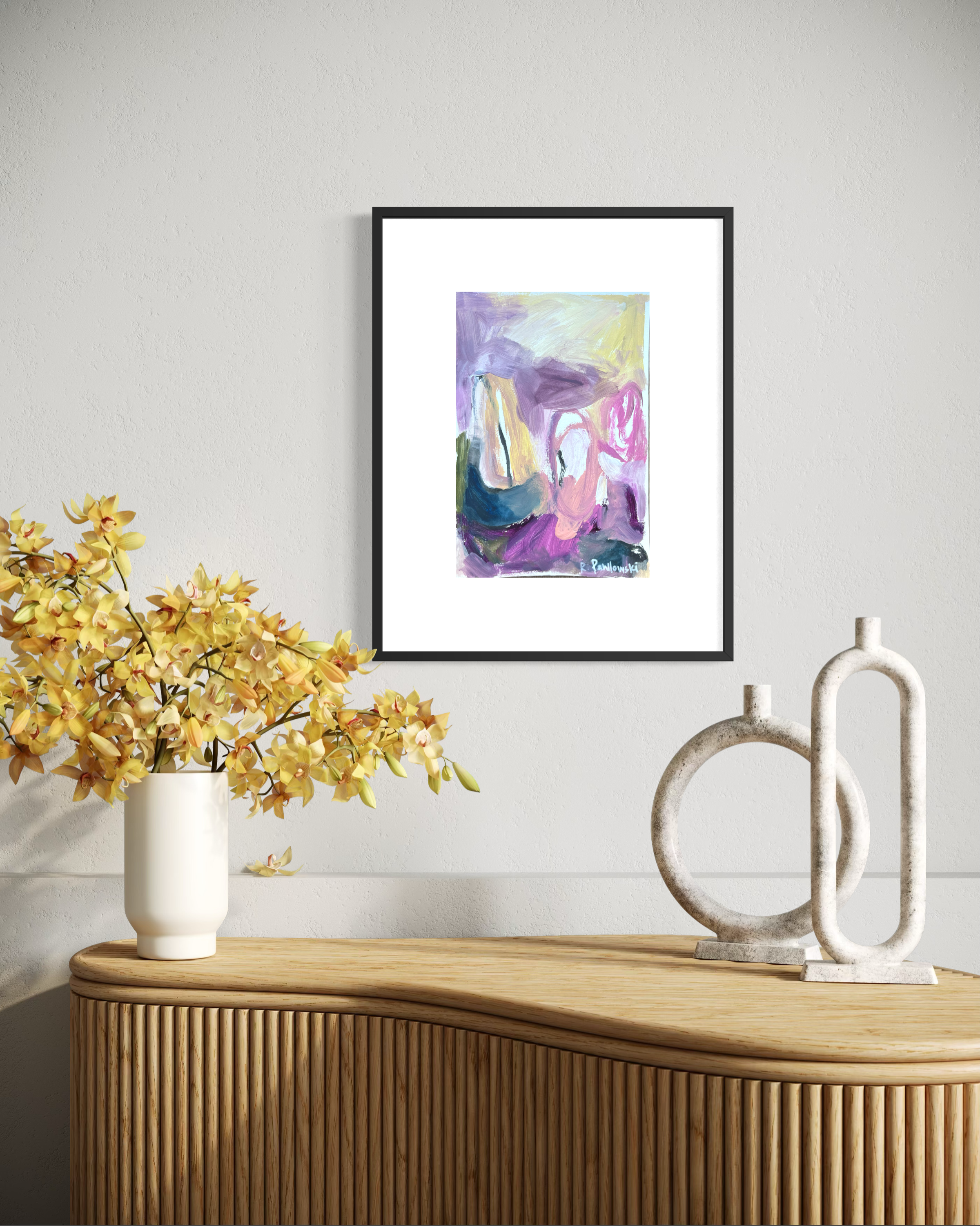 “Light” A4 Original Abstract on Paper