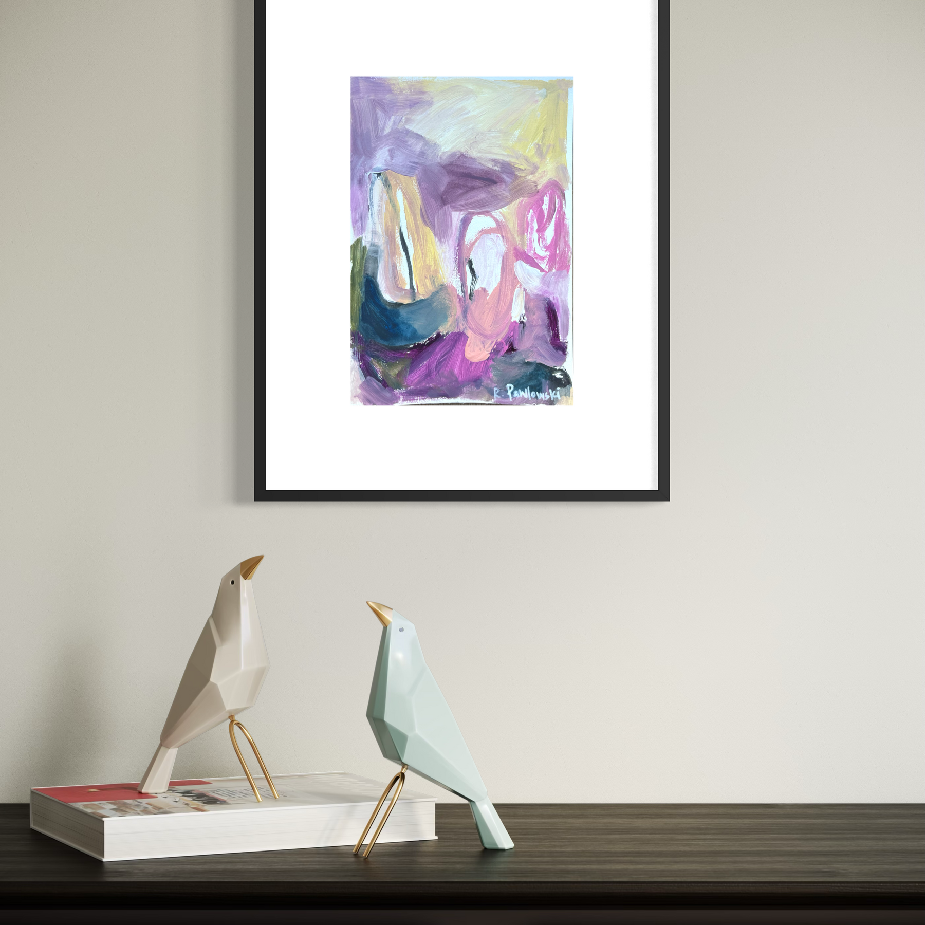 “Light” A4 Original Abstract on Paper
