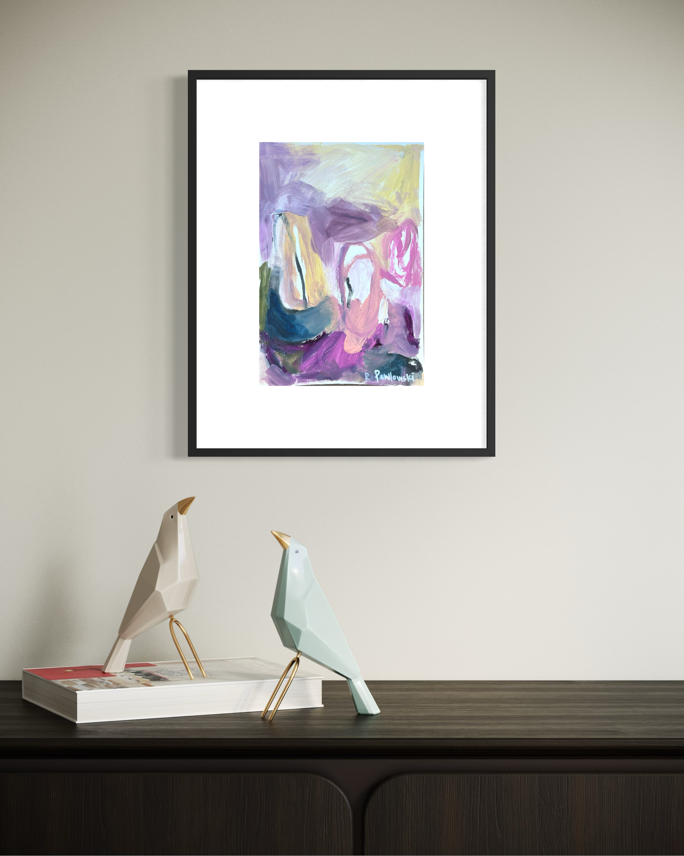 “Light” A4 Original Abstract on Paper
