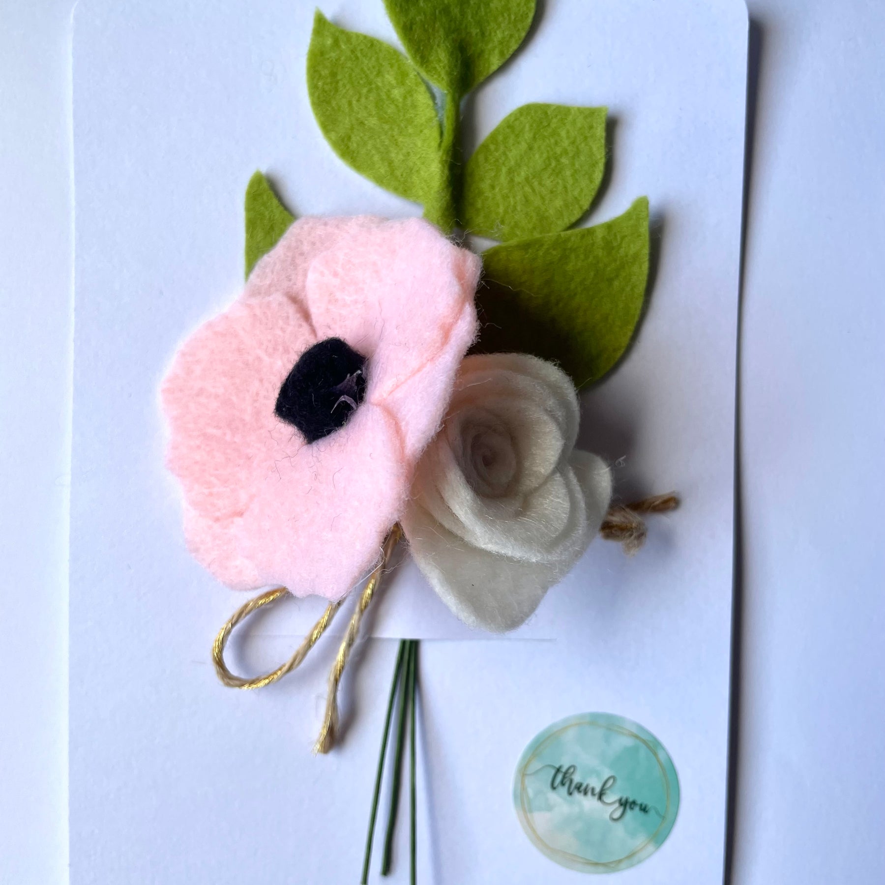Mini flowers greeting card