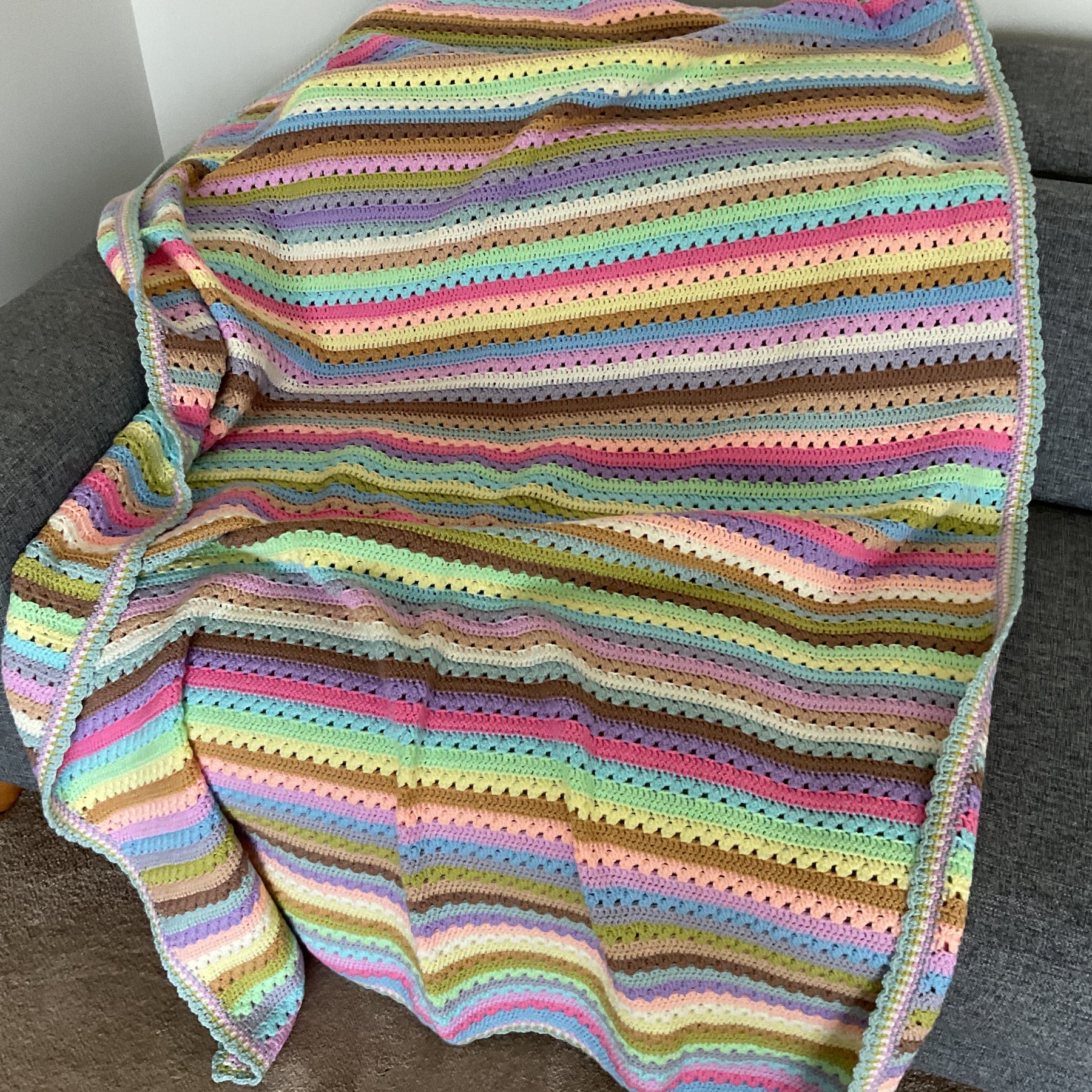Pastel Coloured Blanket