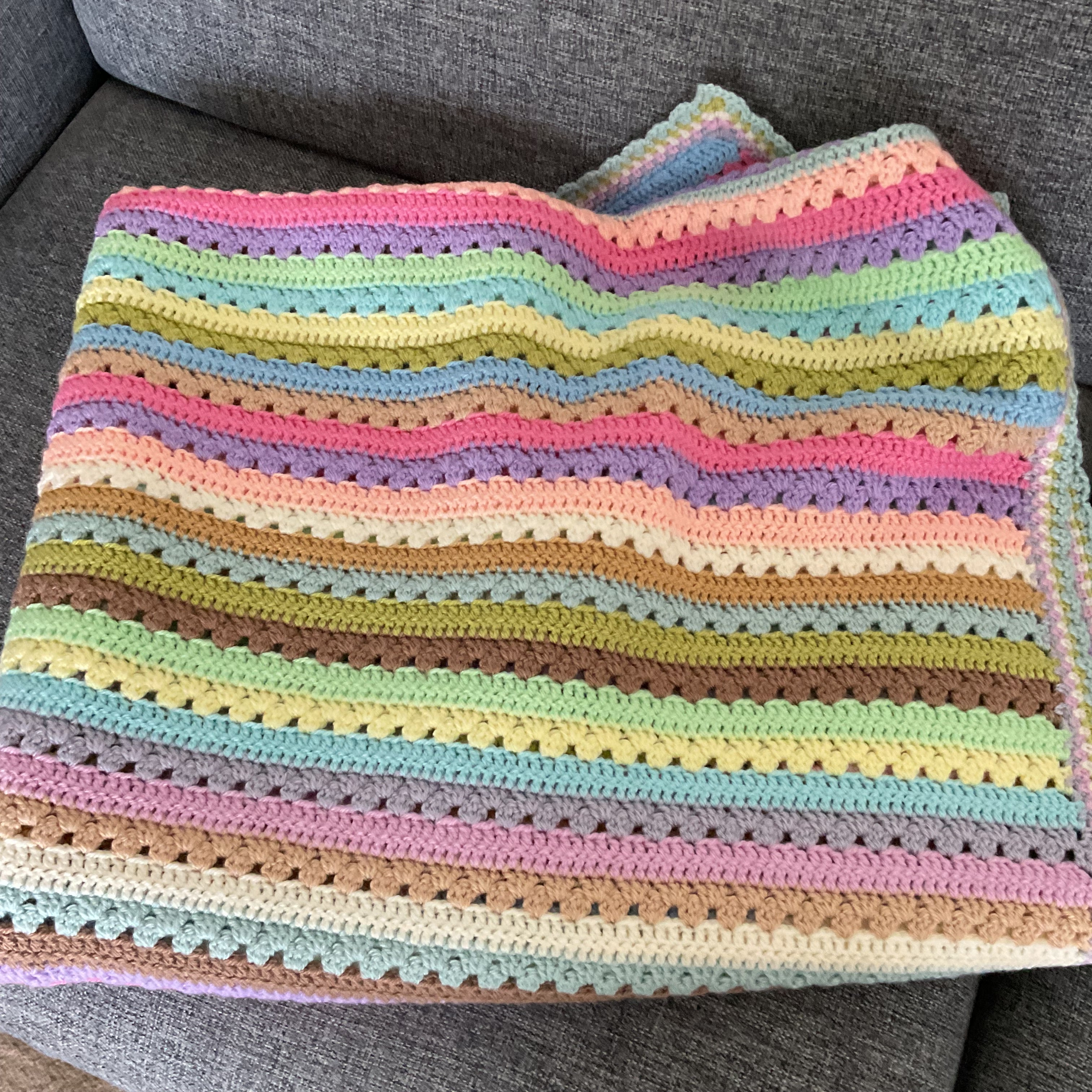 Pastel Coloured Blanket