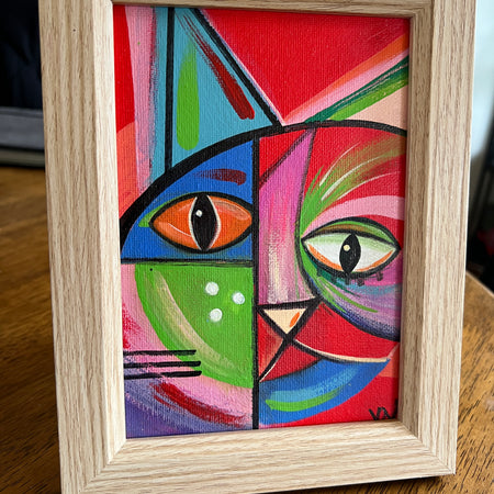 ‘Purrcasso’ original artwork