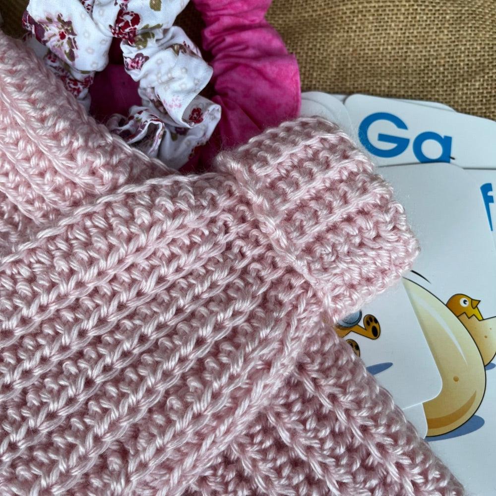 Handmade crochet | baby pants | pink | Flexible fit
