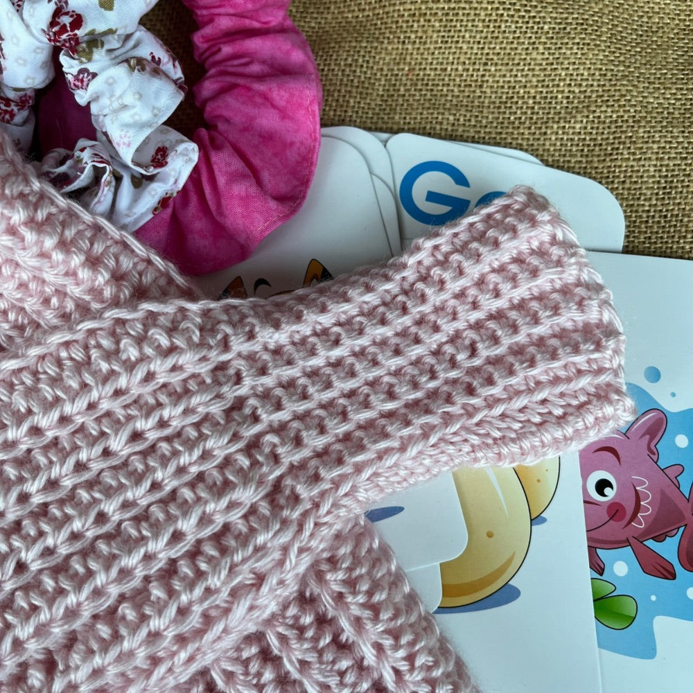 Handmade crochet | baby pants | pink | Flexible fit