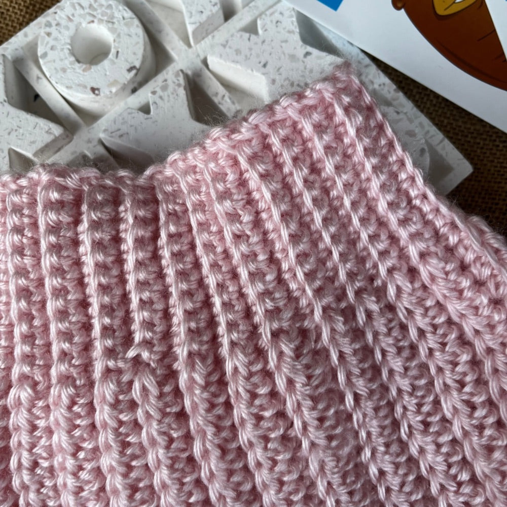 Handmade crochet | baby pants | pink | Flexible fit