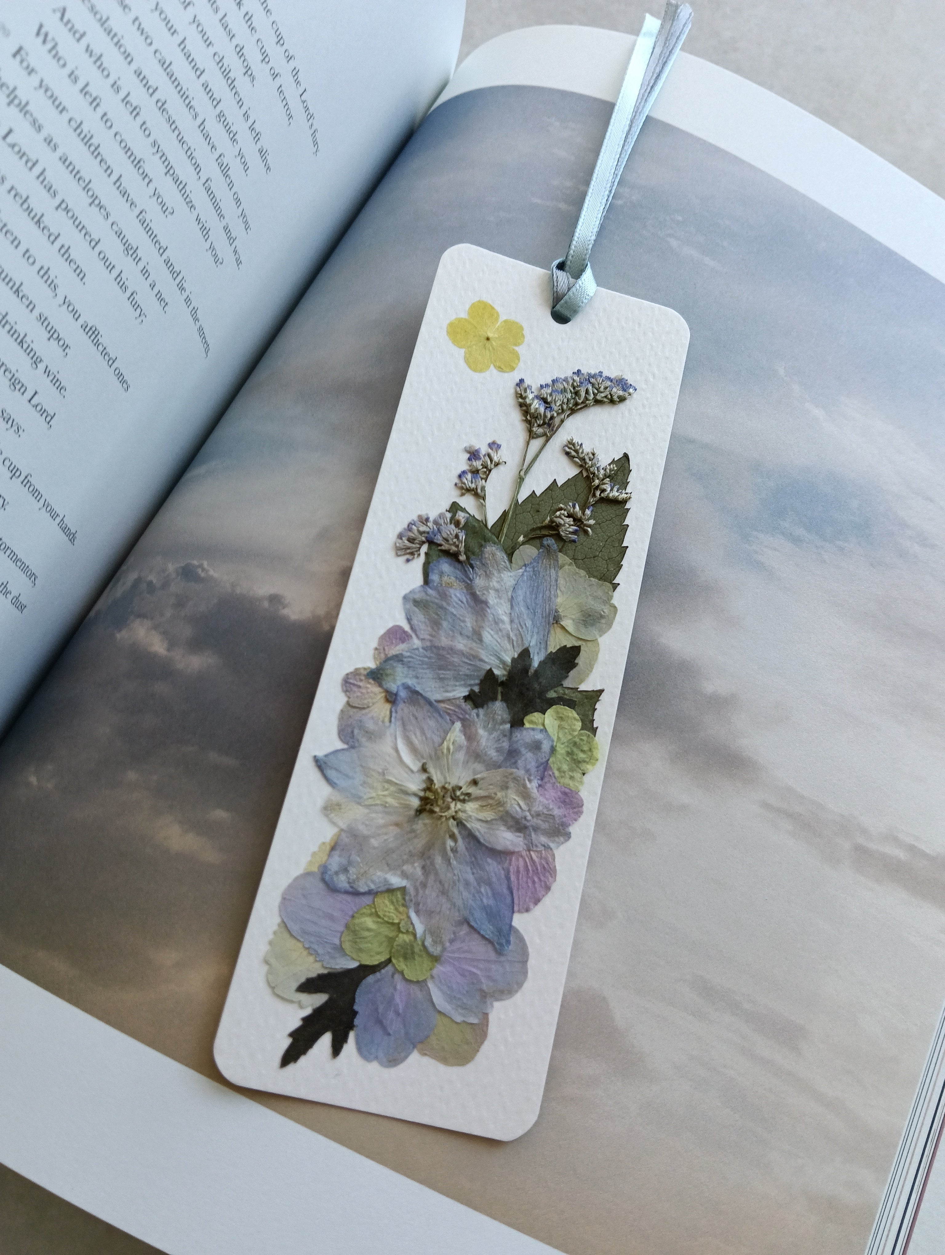 Pressed Flower Bookmark