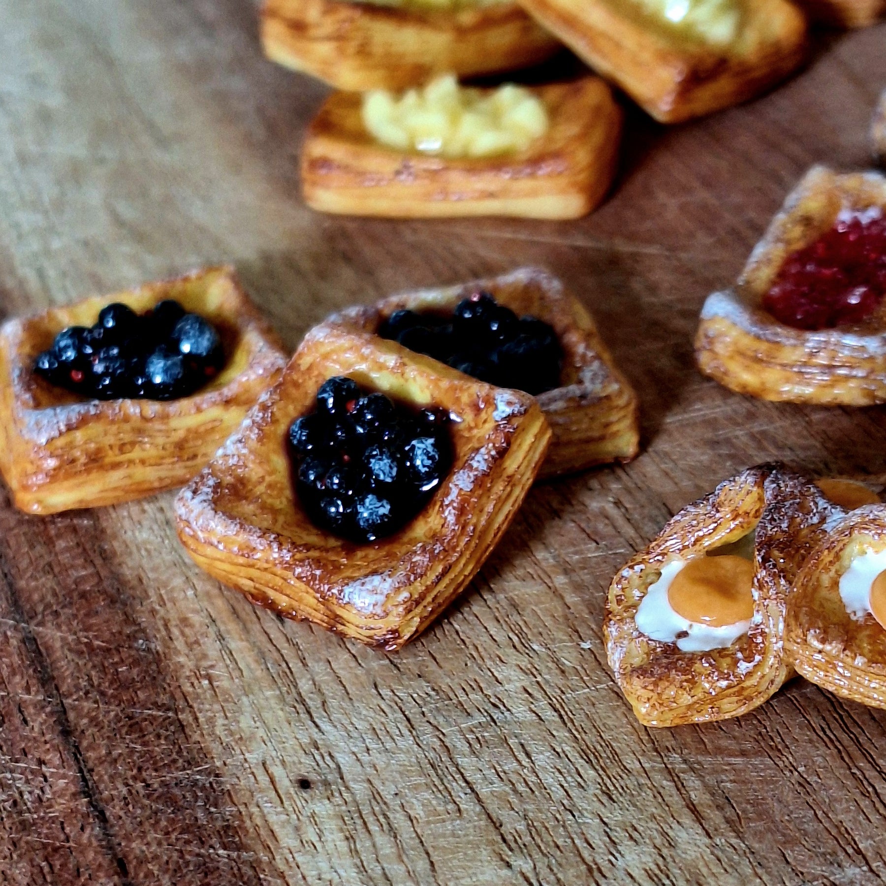 Single Blueberry Danish Pastry