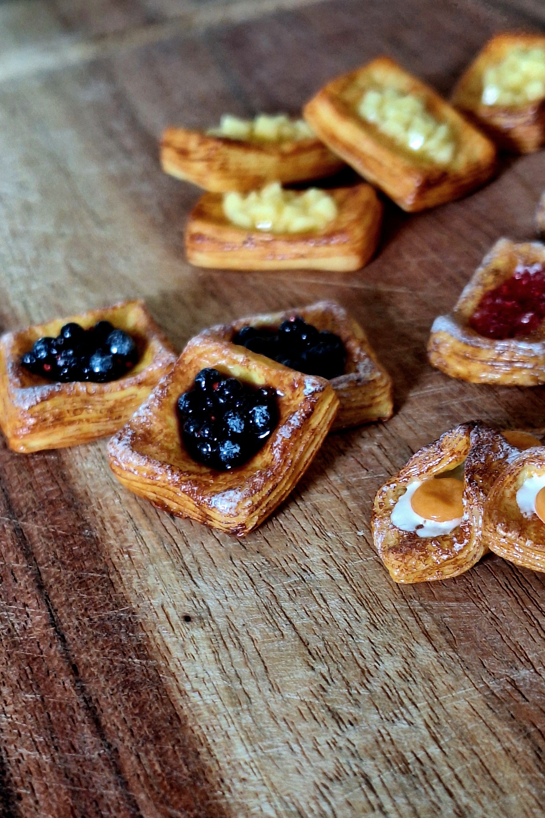 Single Blueberry Danish Pastry