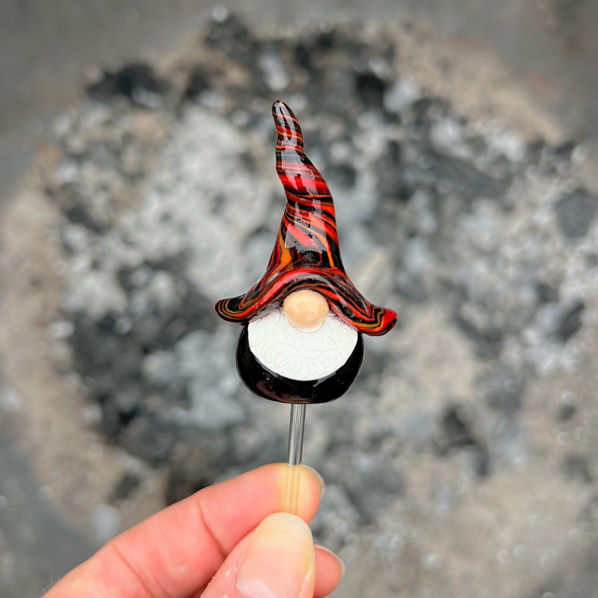 Whimsical gnome trio - Ashen, Ember & Blaze