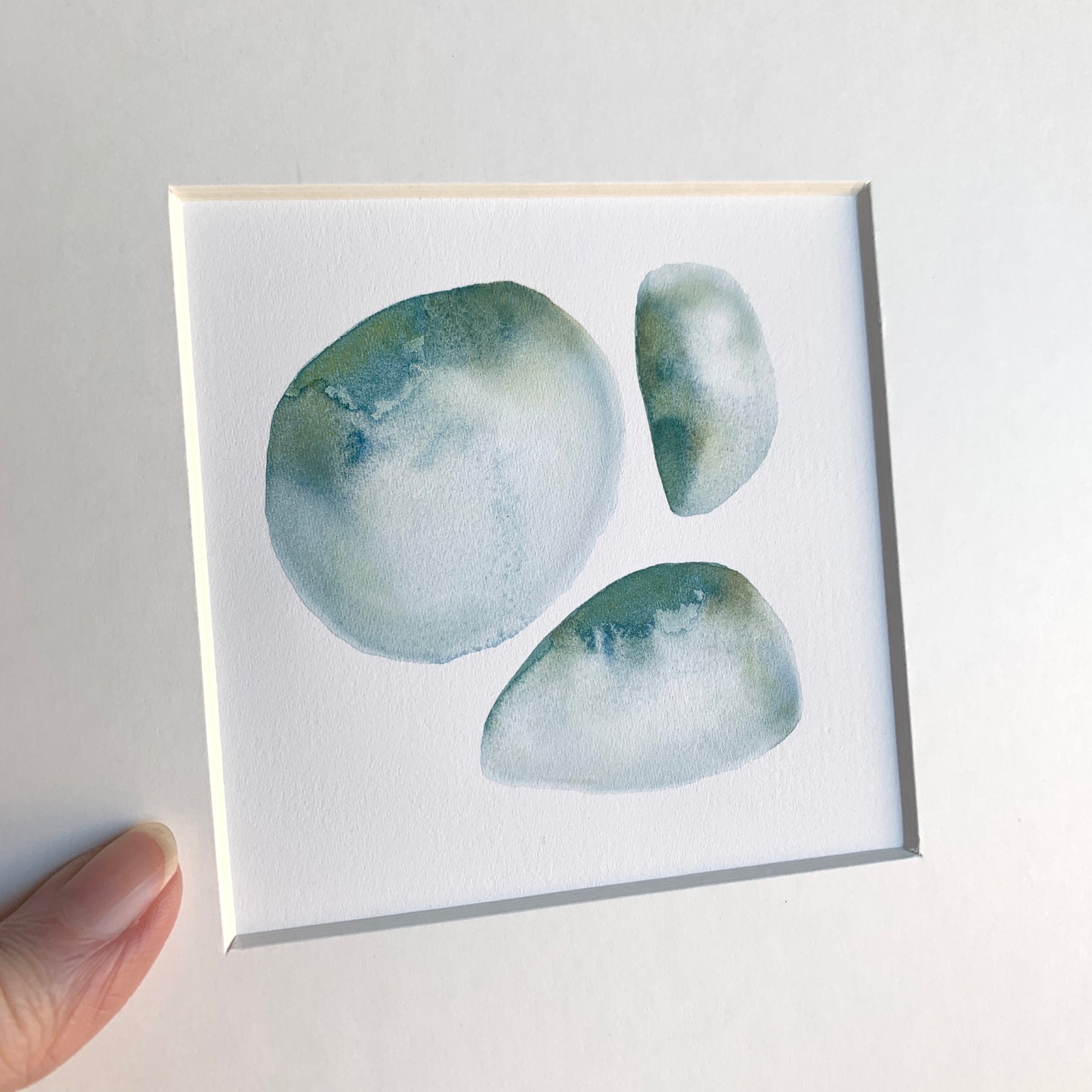 Original Hand-painted Watercolour Artwork - "Seaglass #2"