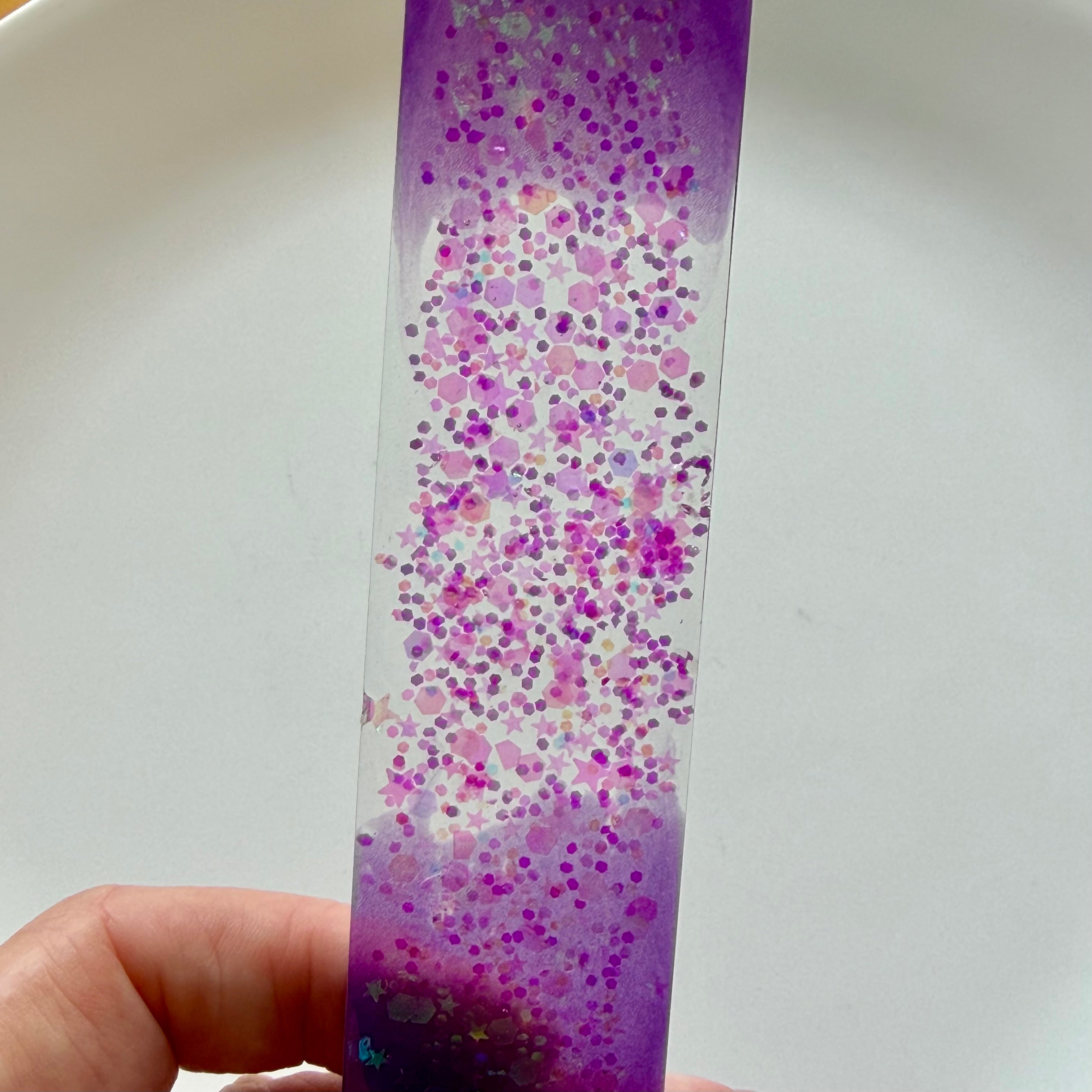 Purple Sparkle Bookmark