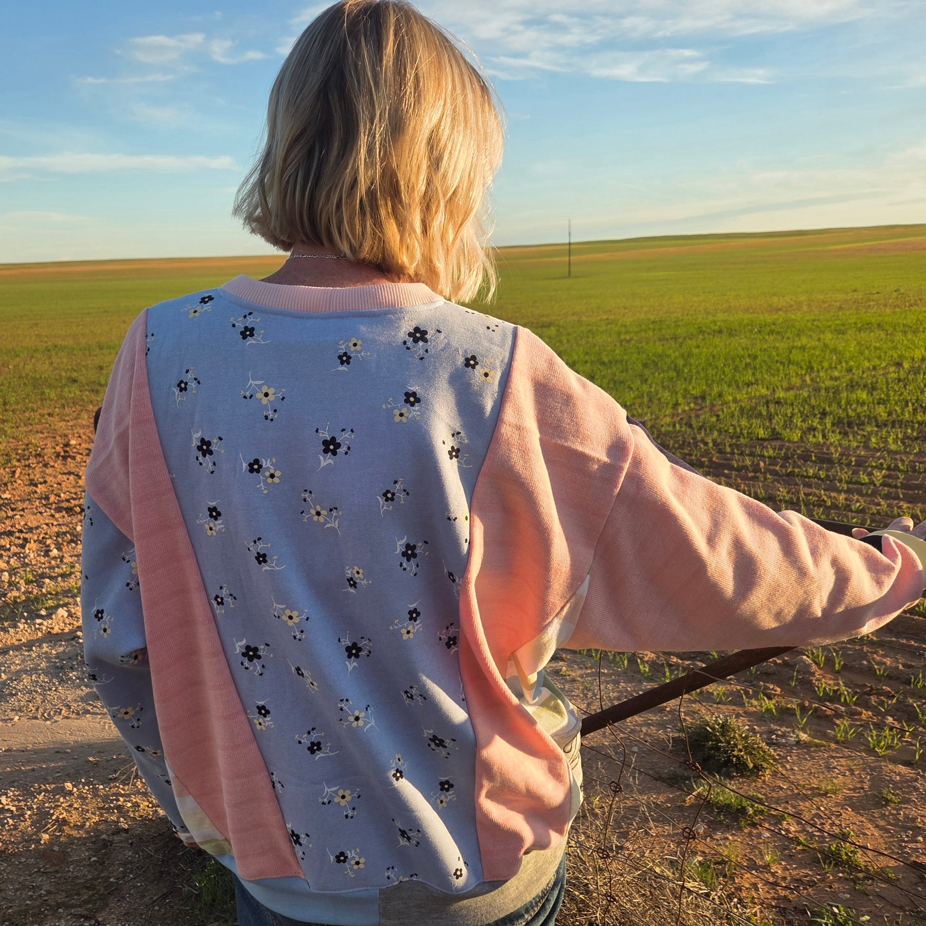 Icy Sherbert - Patchy Fleece - L/XL
