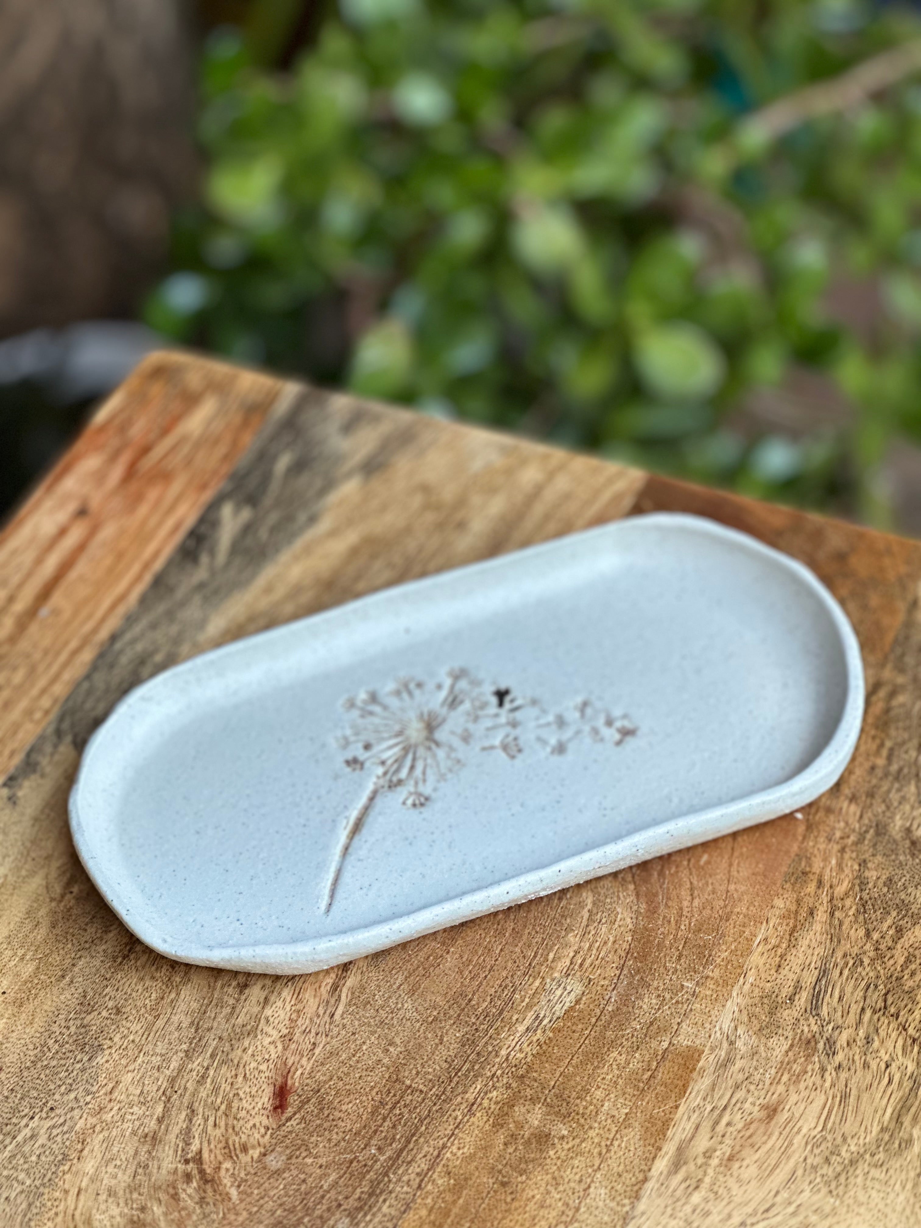 Dandelion Dish – Handmade Ceramic Soap & Trinket Tray