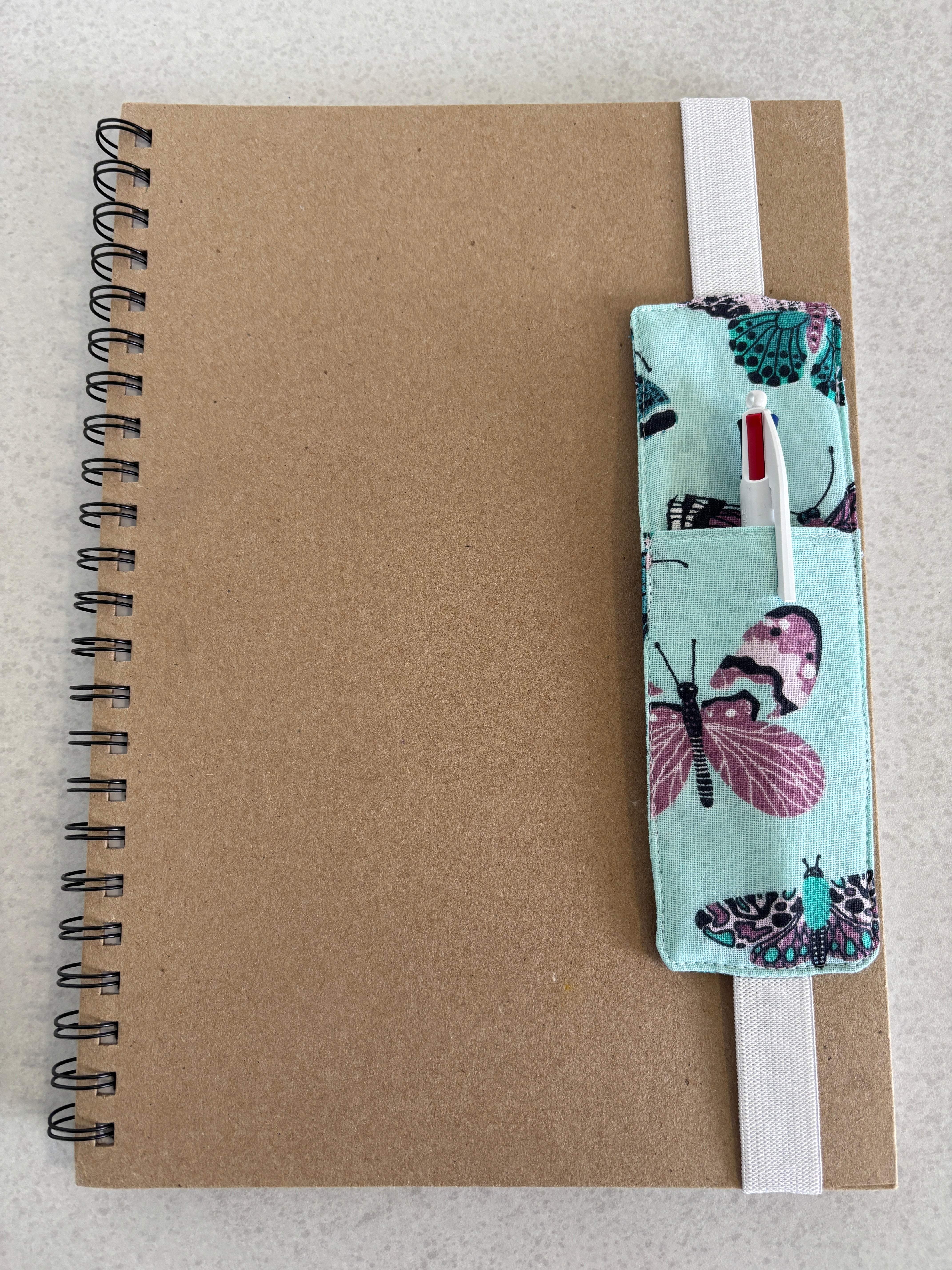 Book Lover-  Handmade Fabric & Pen Holder Bookmarks