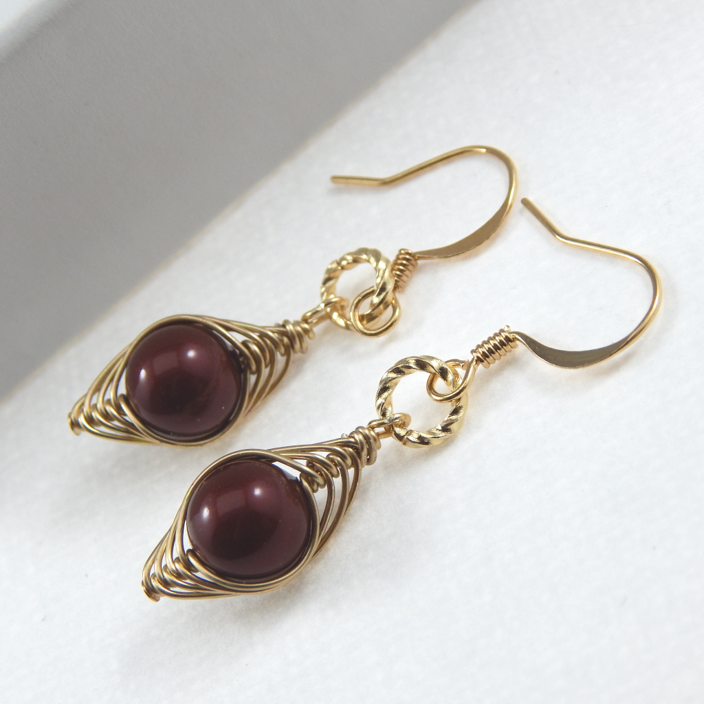 Pea  Pod Earrings, Select Your Colour and Finish