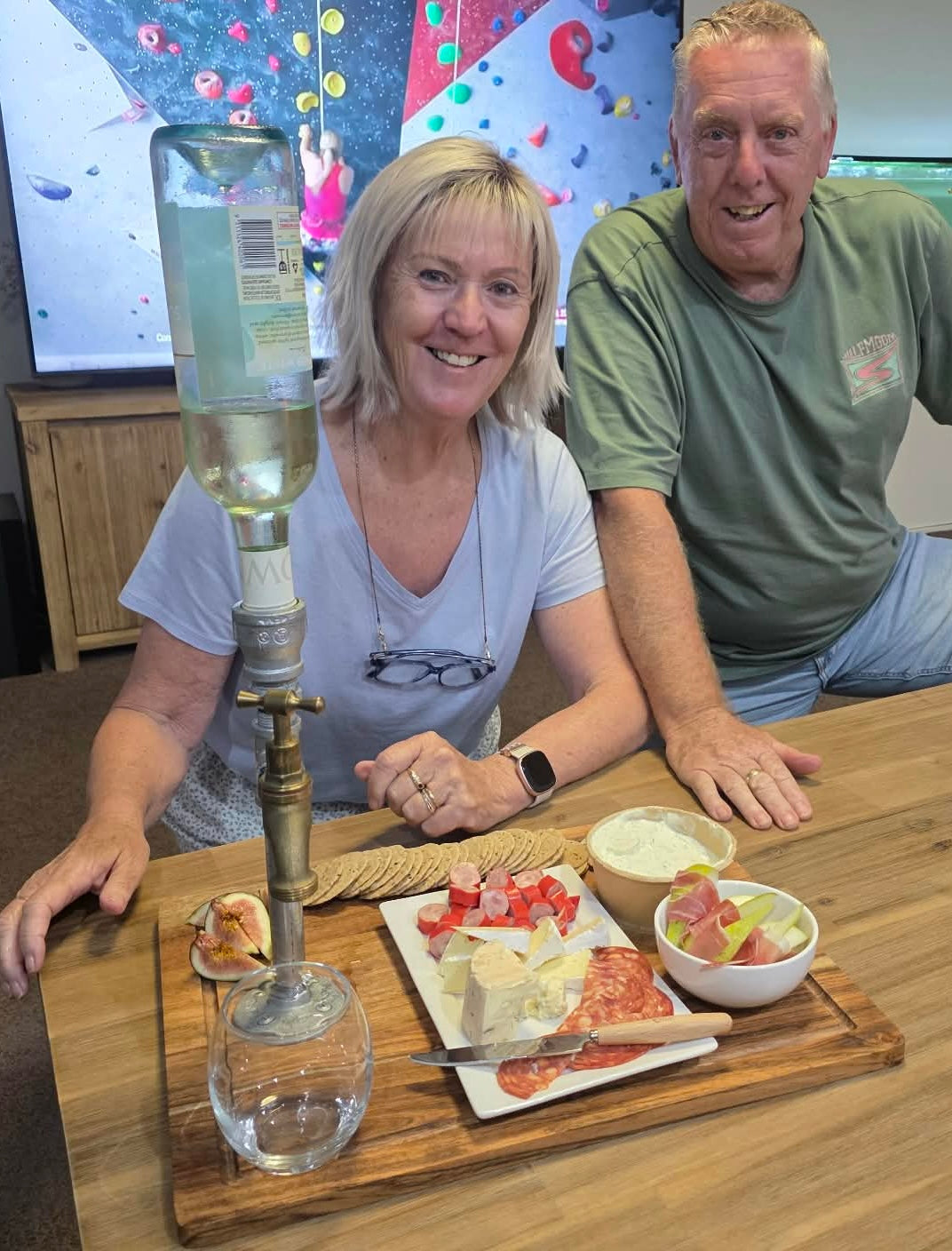 Wine On Tap Charcuterie Board